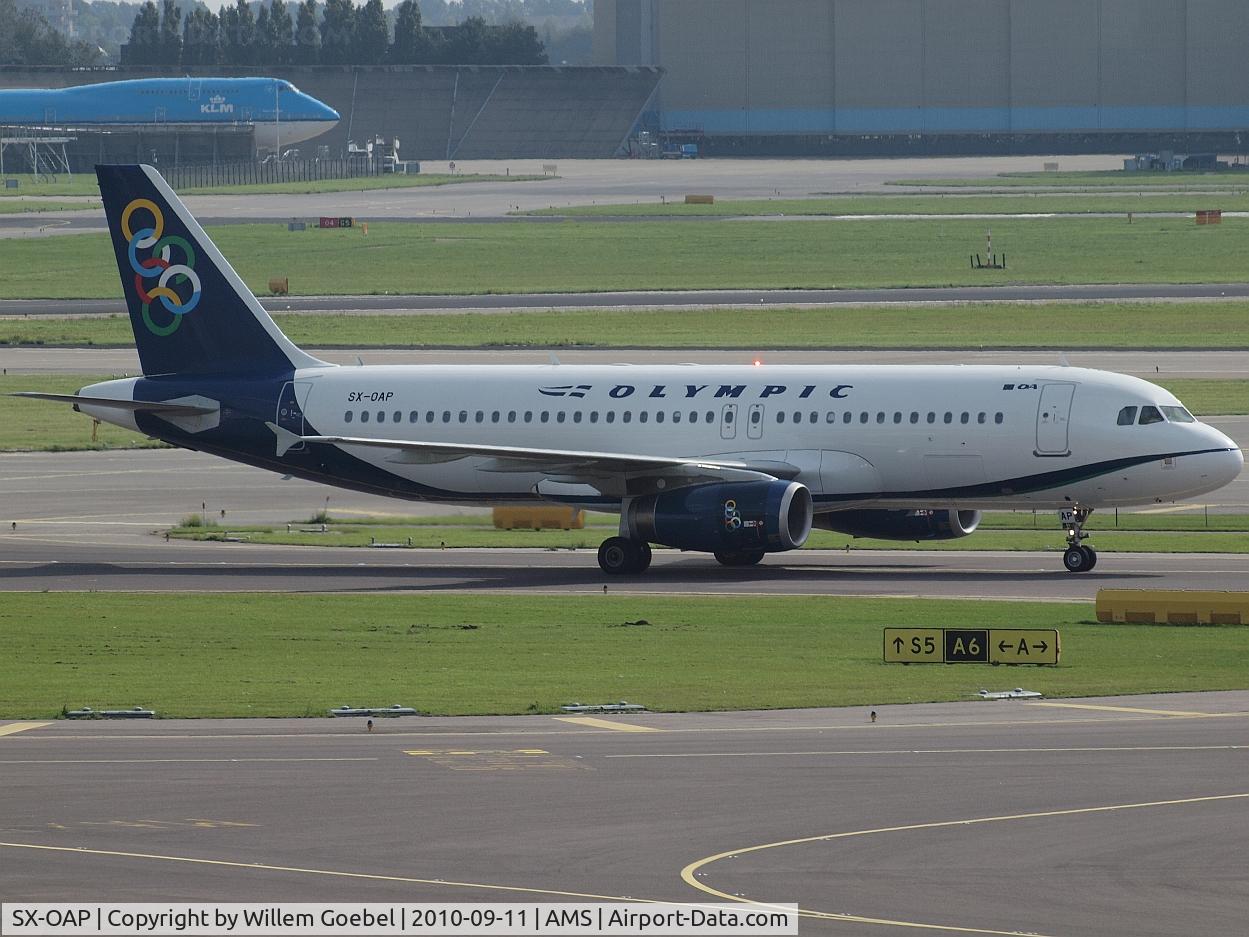 SX-OAP, 2009 Airbus A320-232 C/N 4065, Arrival on Amsterdam Airport