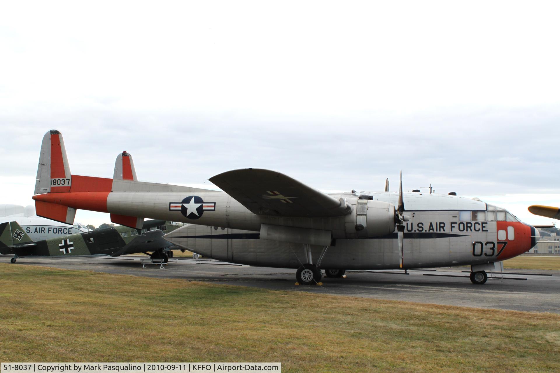 51-8037, 1951 Fairchild C-119J-FA Flying Boxcar C/N 10915, Fairchild C-119J