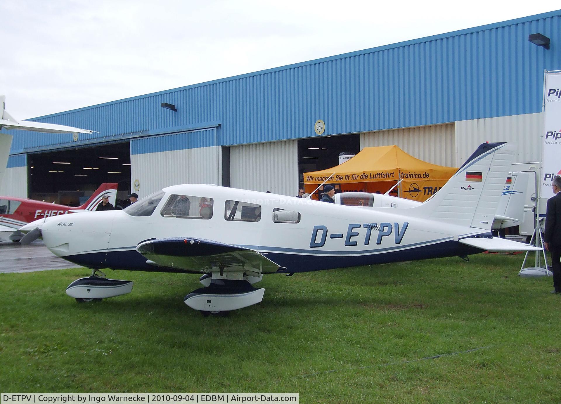 D-ETPV, 2010 Piper PA-28-181 Archer III C/N 2843681, Piper PA-28-181 Archer III at the 2010 Air Magdeburg