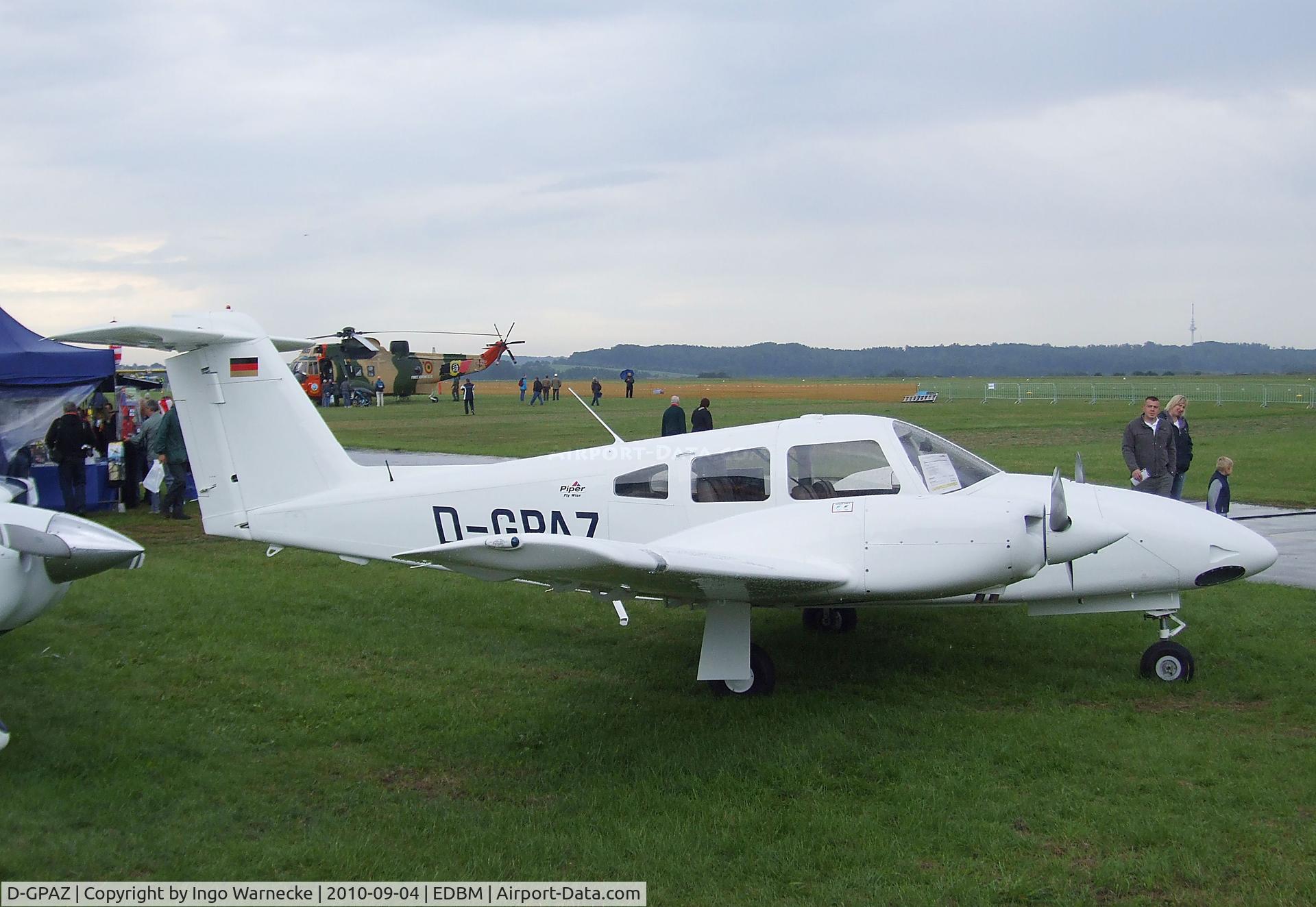 D-GPAZ, 2009 Piper PA-44-180 Seminole C/N 44-96273, Piper PA-44-180 Seminole at the 2010 Air Magdeburg