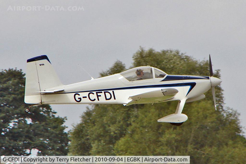 G-CFDI, 1999 Vans RV-6 C/N 23116, 1999 Chancey Gerry M RV-6, c/n: 23116 at 2010 LAA National Rally