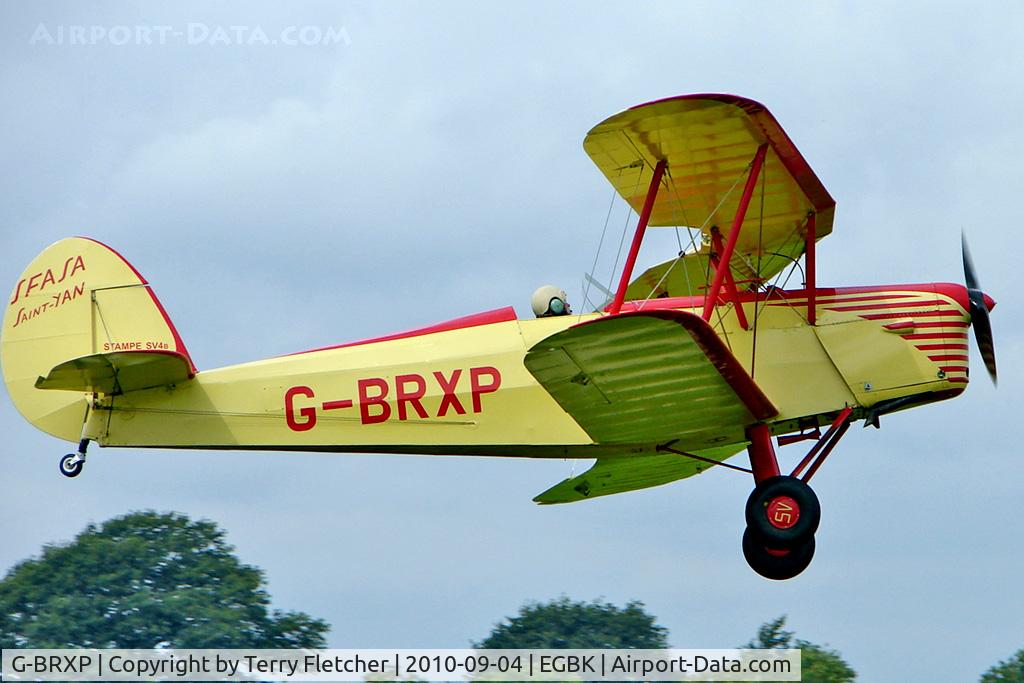 G-BRXP, 1948 Stampe-Vertongen SV-4C C/N 678, 1948 Sn De Constructions Aeronautiques Du Nord STAMPE SV4C (MODIFIED), c/n: 678 at 2010 LAA National Rally