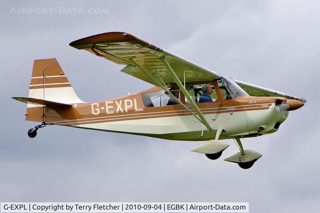 G-EXPL, 1996 Champion 7GCBC Explorer C/N 1220-96, 1996 American Champion Aircraft Corporation CHAMPION 7GCBC, c/n: 1220-96 at 2010 LAA National Rally