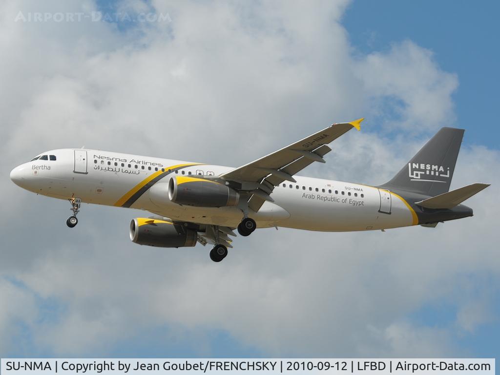 SU-NMA, 2002 Airbus A320-232 C/N 1697, flight 7171
TABA/DEAUVILLE/BORDEAUX