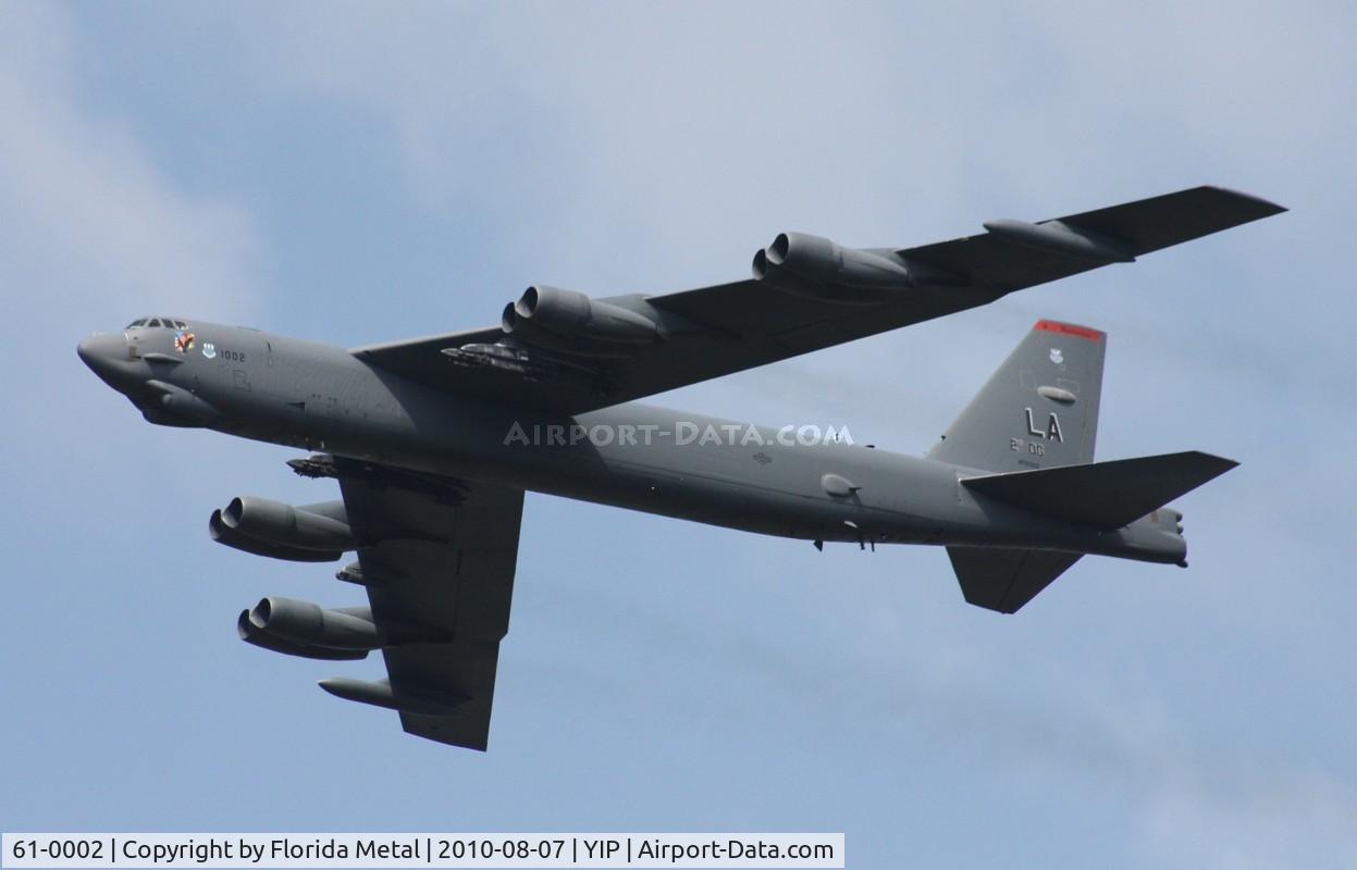 61-0002, 1961 Boeing B-52H Stratofortress C/N 464429, B-52H