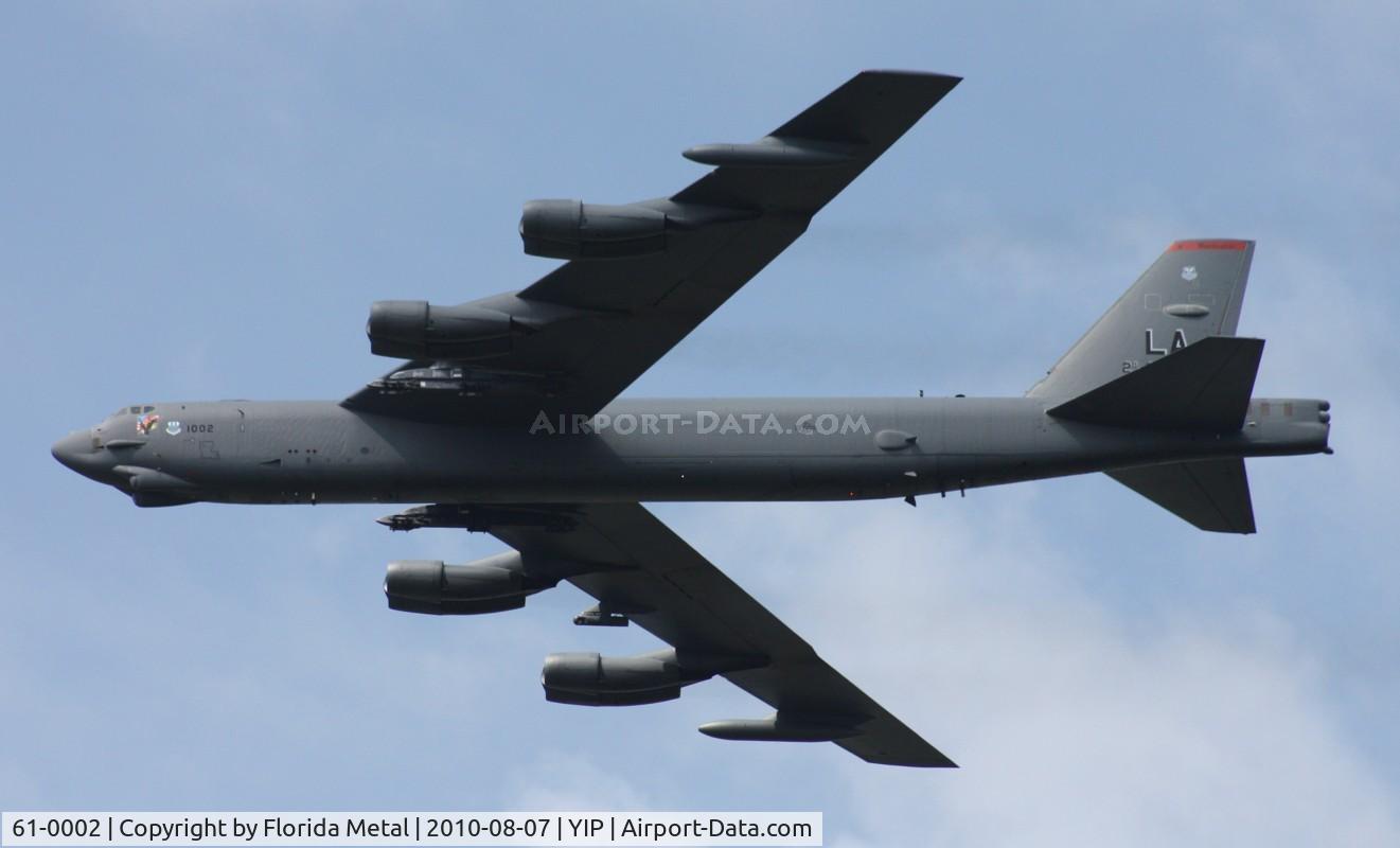61-0002, 1961 Boeing B-52H Stratofortress C/N 464429, B-52H