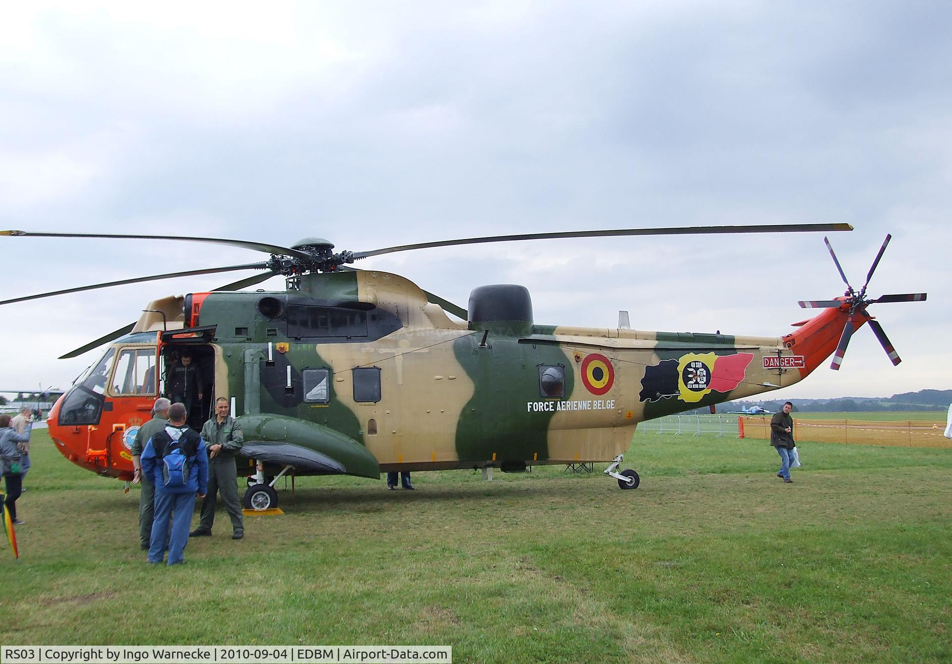 RS03, 1976 Westland Sea King Mk.48 C/N WA833, Westland Sea King Mk48 of the Belgian air force at the 2010 Air Magdeburg