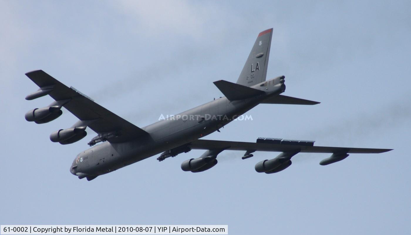 61-0002, 1961 Boeing B-52H Stratofortress C/N 464429, B-52H
