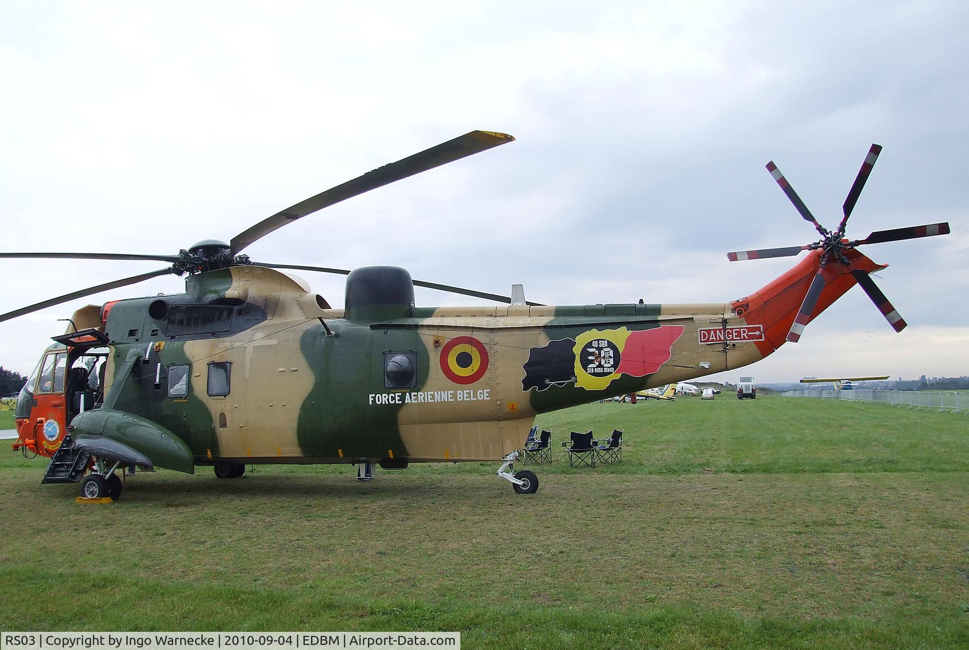 RS03, 1976 Westland Sea King Mk.48 C/N WA833, Westland Sea King Mk48 of the Belgian air force at the 2010 Air Magdeburg