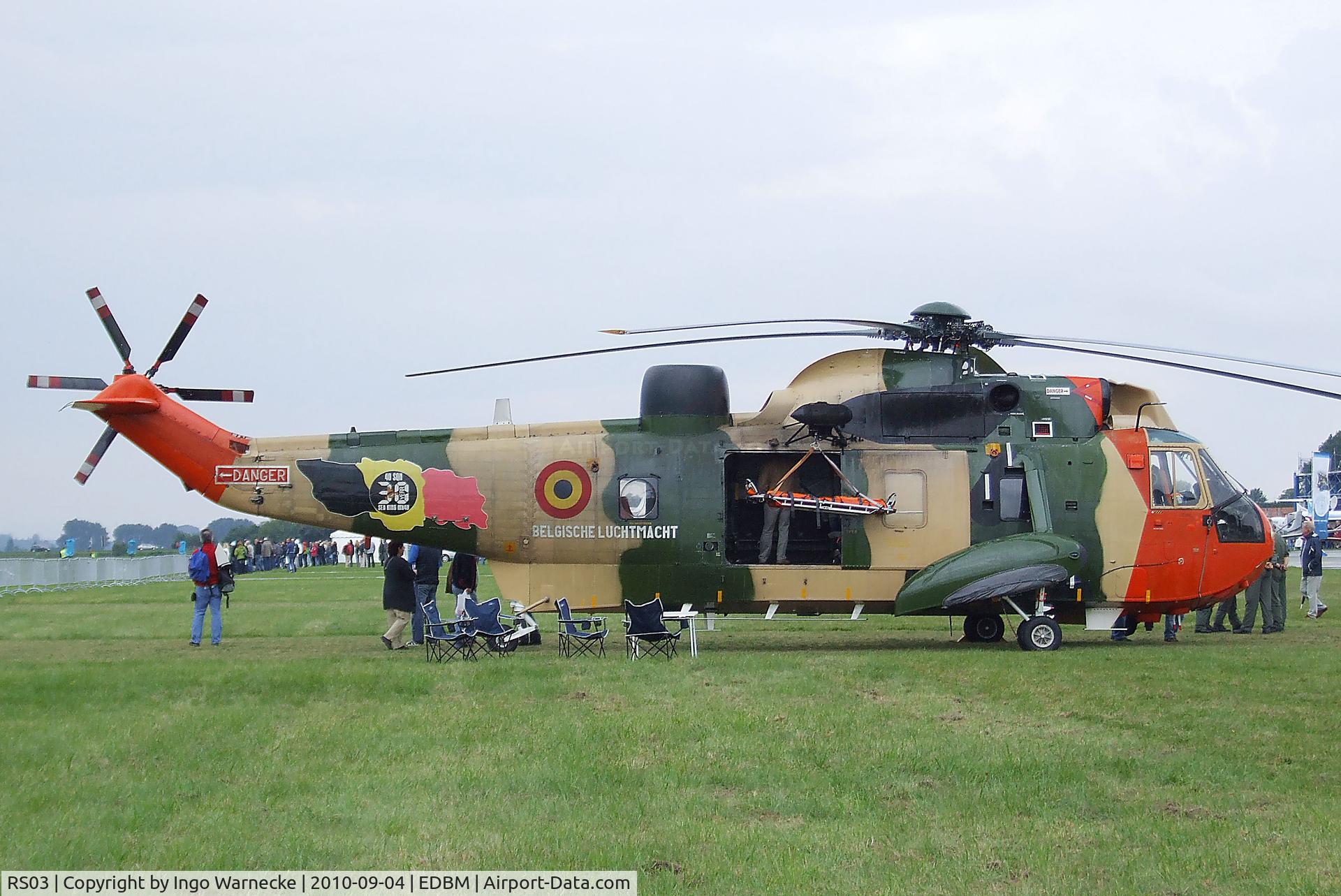 RS03, 1976 Westland Sea King Mk.48 C/N WA833, Westland Sea King Mk48 of the Belgian air force at the 2010 Air Magdeburg