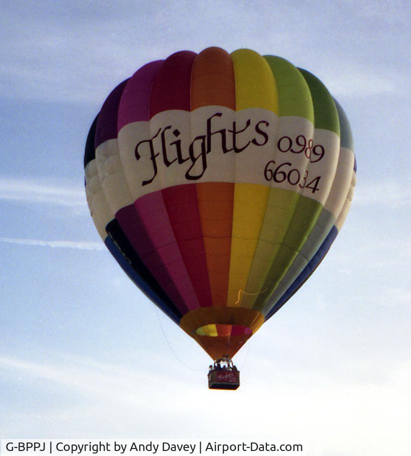 G-BPPJ, 1989 Cameron Balloons A-180 C/N 1924, Flown by ROss Balloons, Ross on Wye, UK