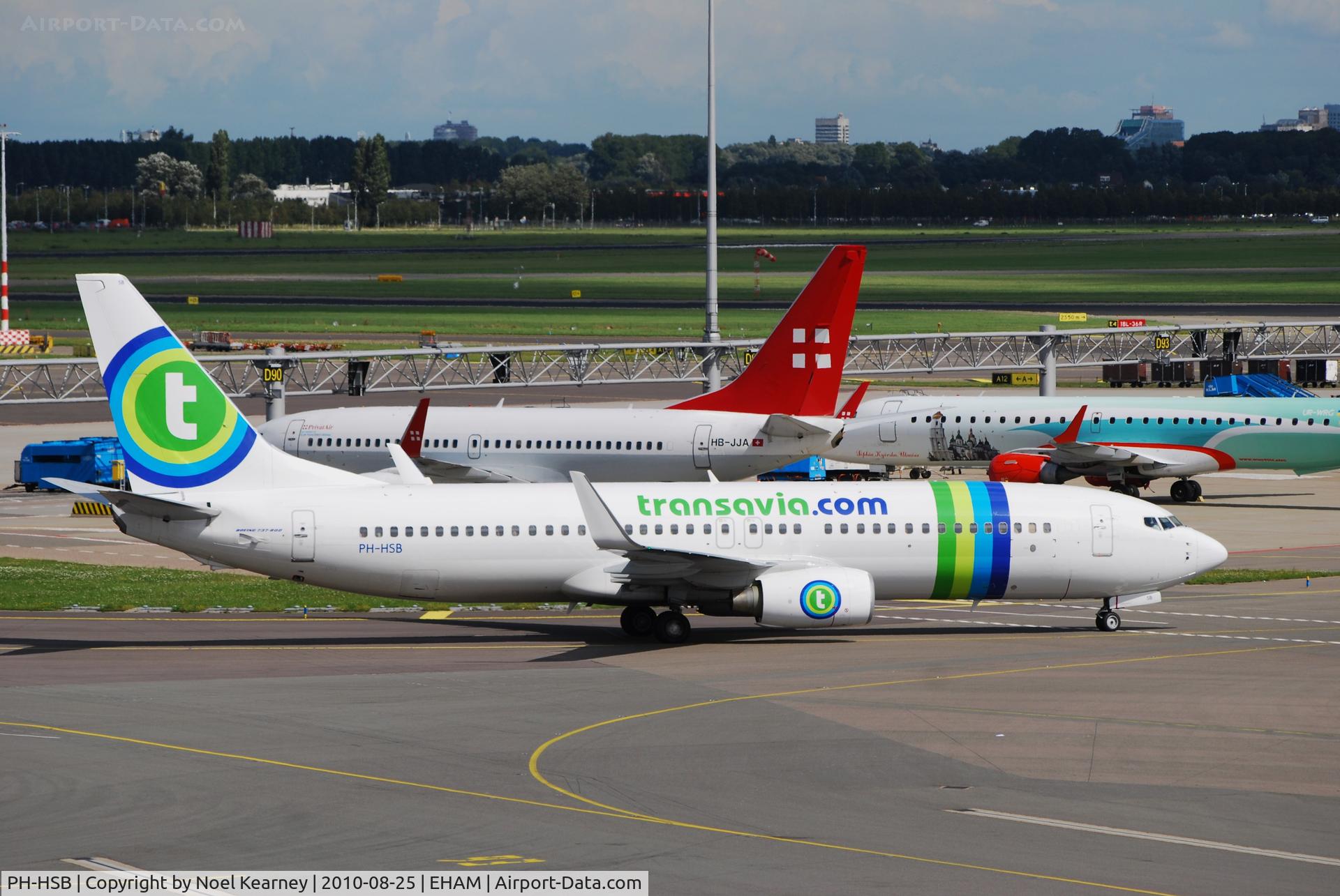PH-HSB, 2010 Boeing 737-8K2 C/N 34172, TRANSAVIA