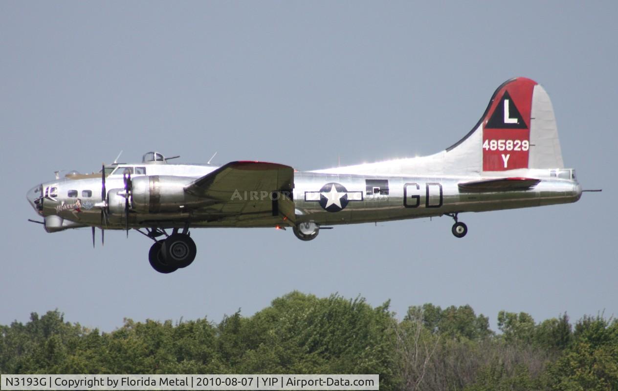 N3193G, 1944 Boeing B-17G Flying Fortress C/N 77255, Yankee Lady