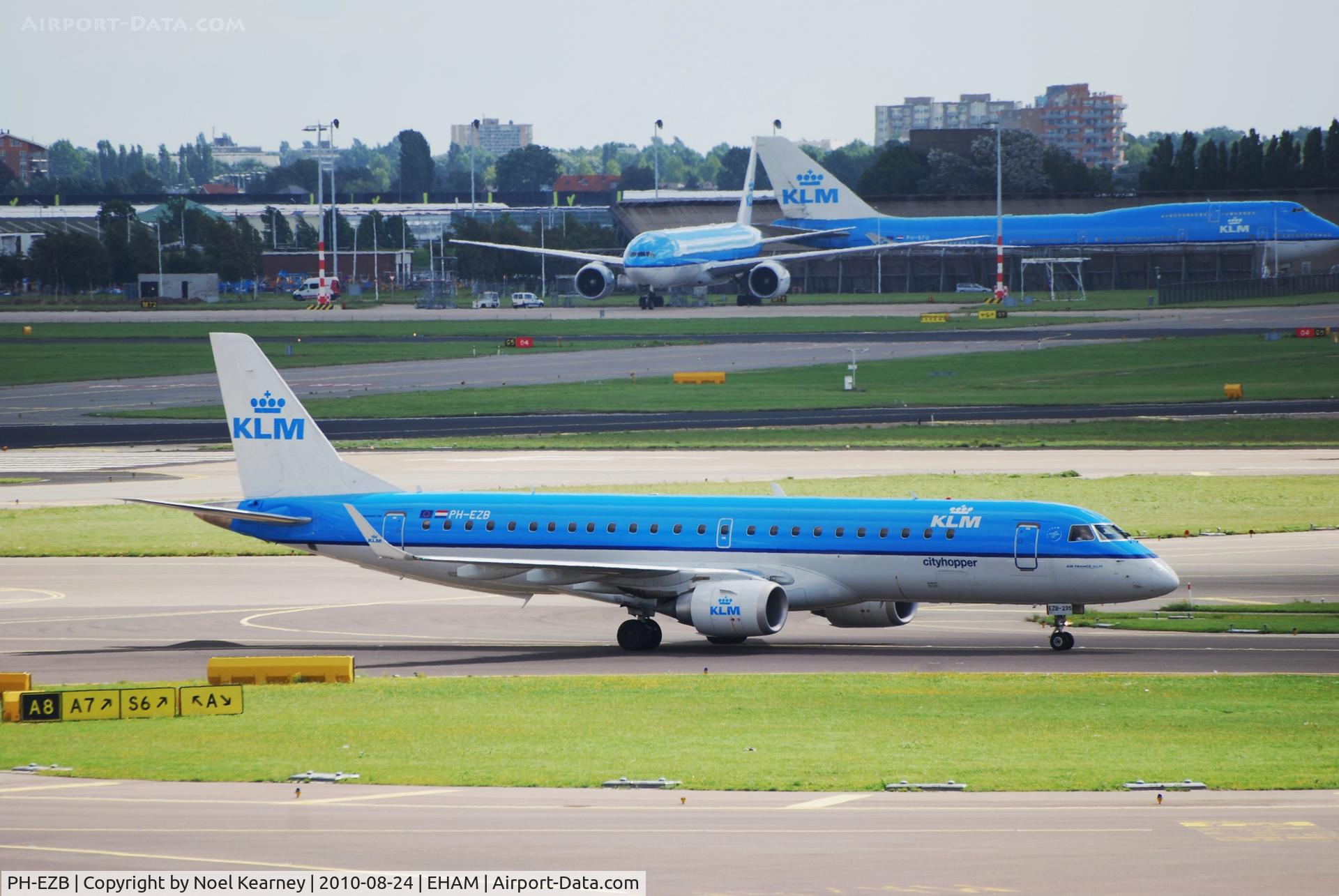 PH-EZB, 2008 Embraer 190LR (ERJ-190-100LR) C/N 19000235, K.L.M. - CITYHOPPER (KLC)