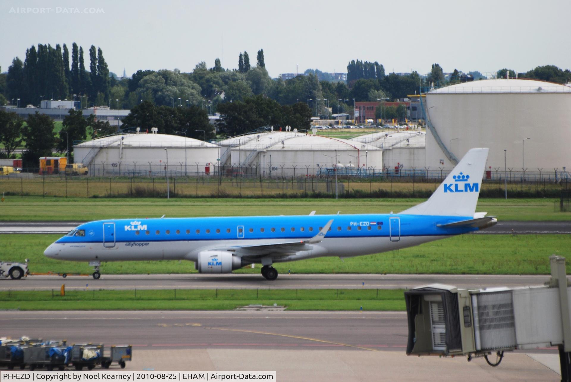 PH-EZD, 2009 Embraer 190LR (ERJ-190-100LR) C/N 19000279, K.L.M. - CITYHOPPER (KLC)