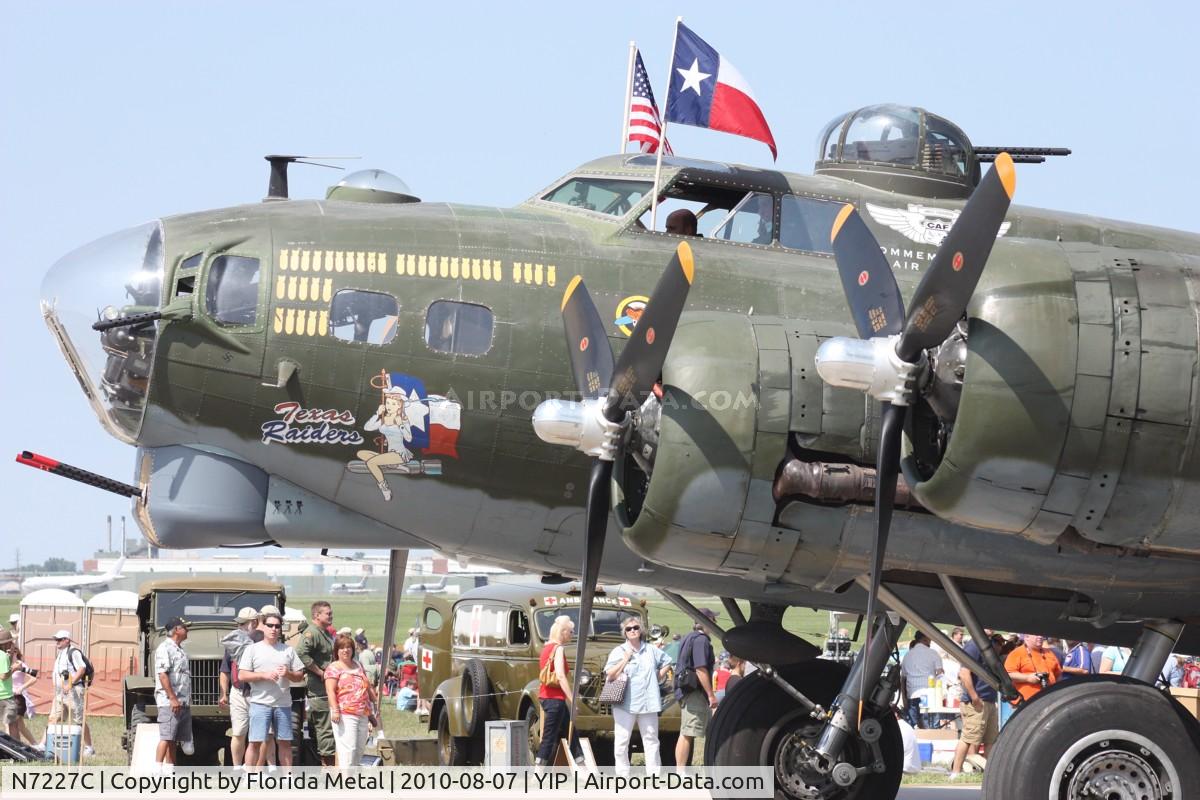 N7227C, 1944 Boeing B-17G Fortress C/N 32513, Texas Raiders