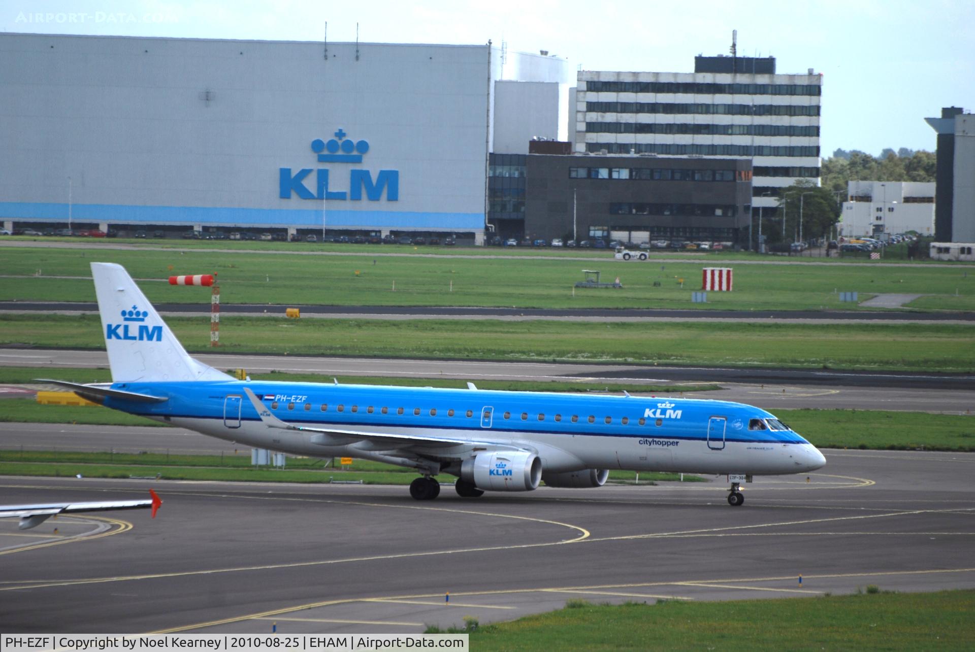 PH-EZF, 2009 Embraer 190LR (ERJ-190-100LR) C/N 19000304, K.L.M. - CITYHOPPER (KLC)