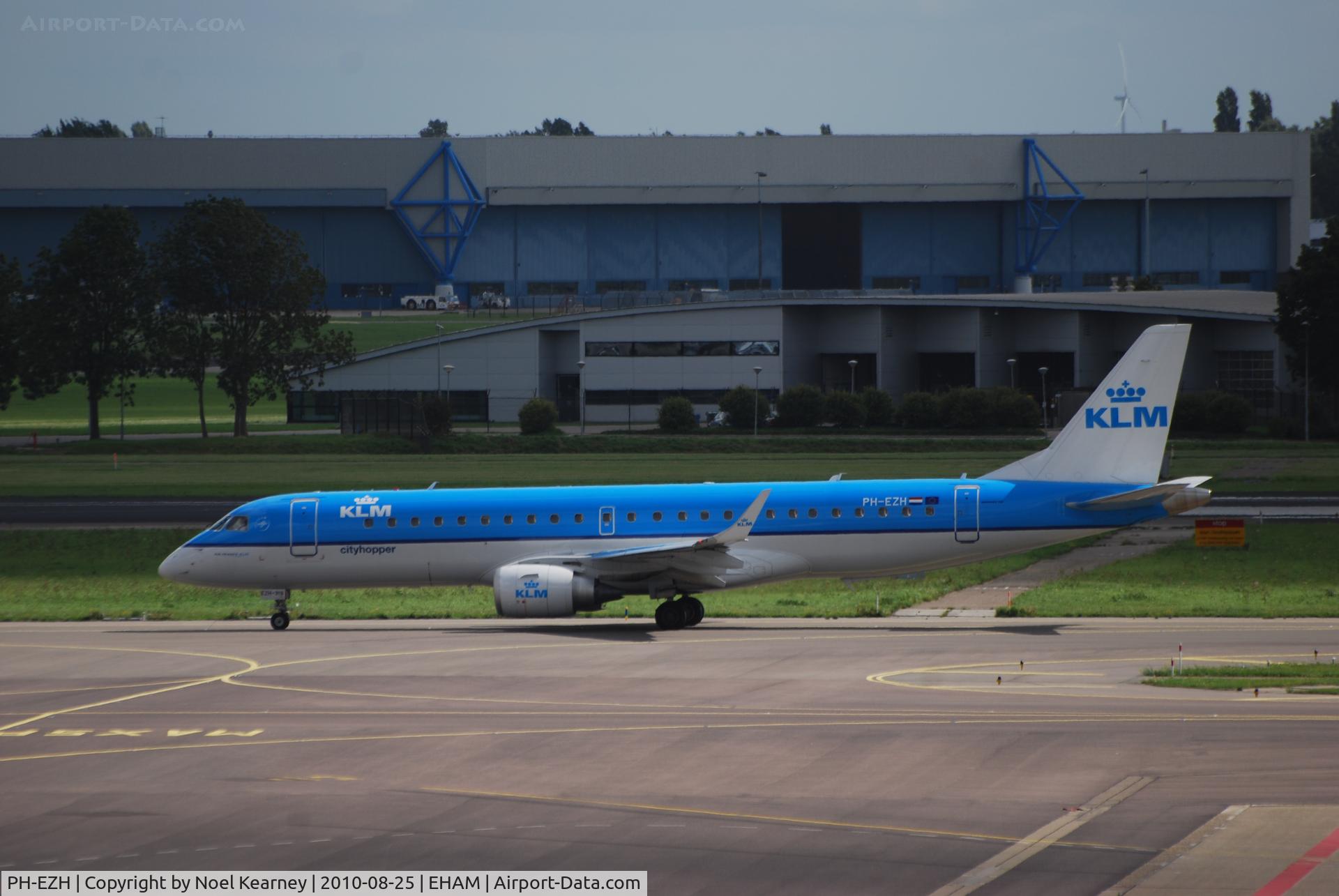 PH-EZH, 2009 Embraer 190LR (ERJ-190-100LR) C/N 19000319, K.L.M. - CITYHOPPER (KLC)
