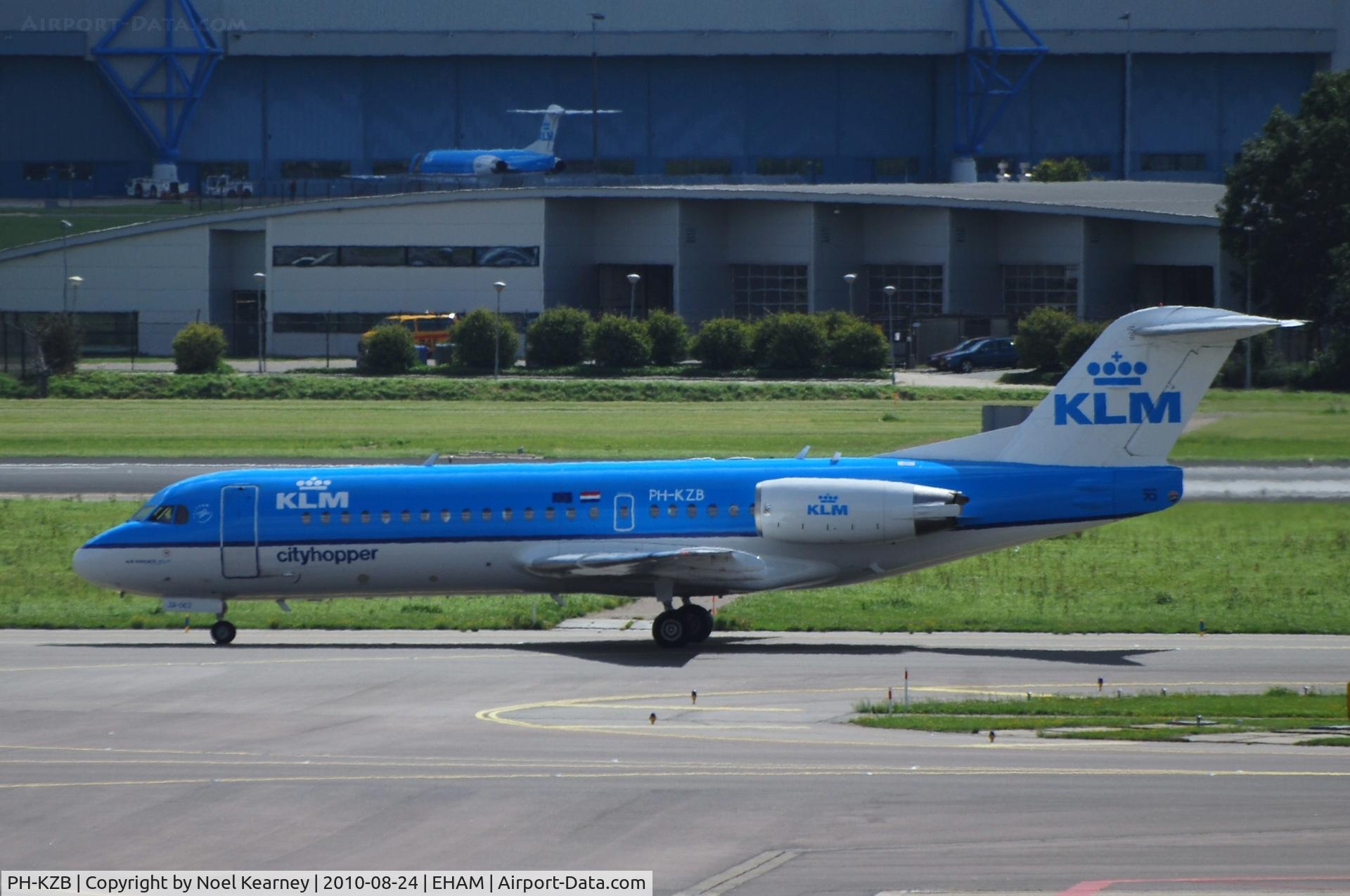 PH-KZB, 1996 Fokker 70 (F-28-070) C/N 11562, K.L.M. - CITYHOPPER (KLC)