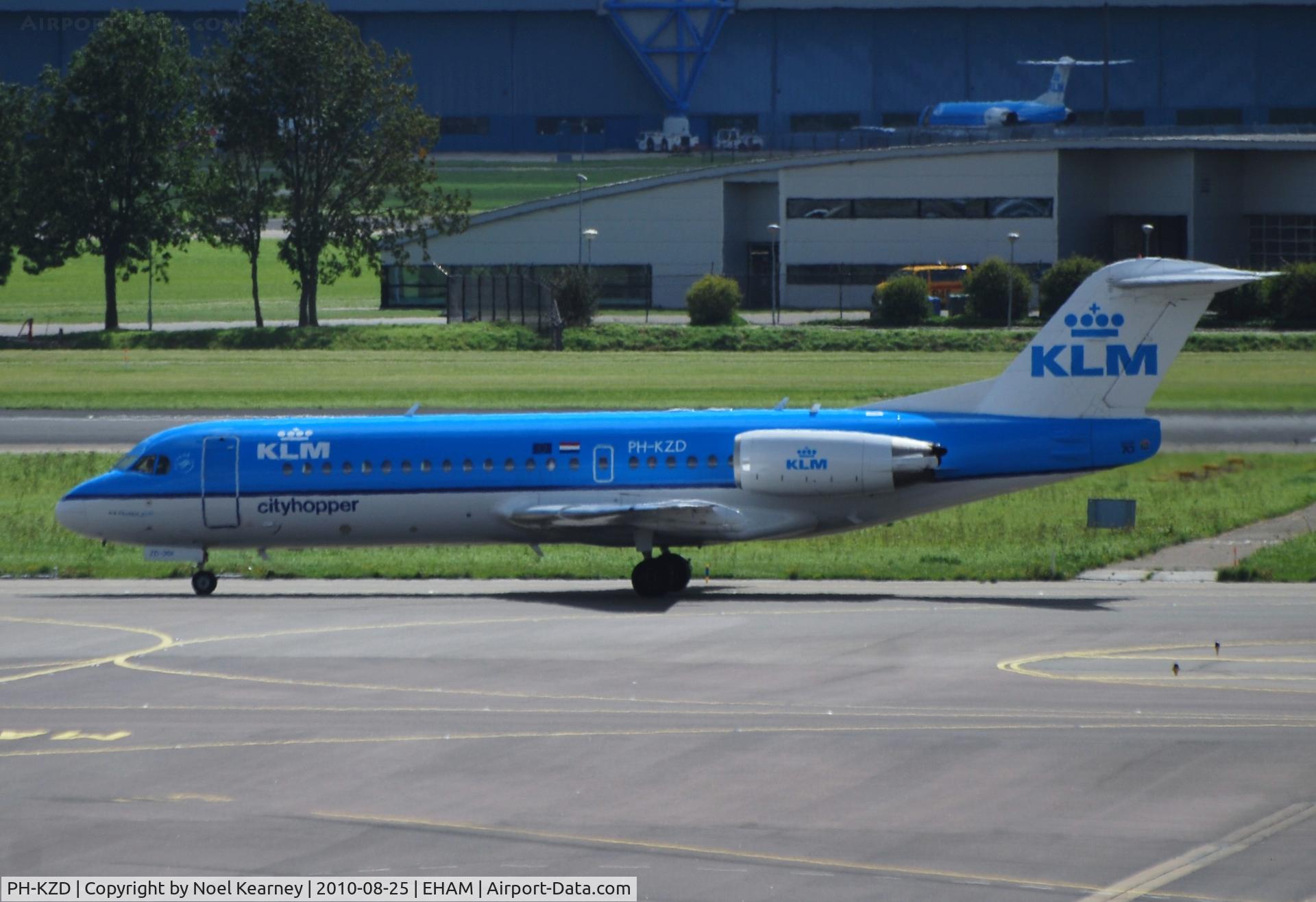 PH-KZD, 1997 Fokker 70 (F-28-0070) C/N 11582, K.L.M. - CITYHOPPER (KLC)