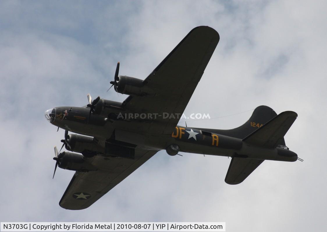 N3703G, 1945 Boeing B-17G Flying Fortress C/N 44-83546-A, Memphis Belle