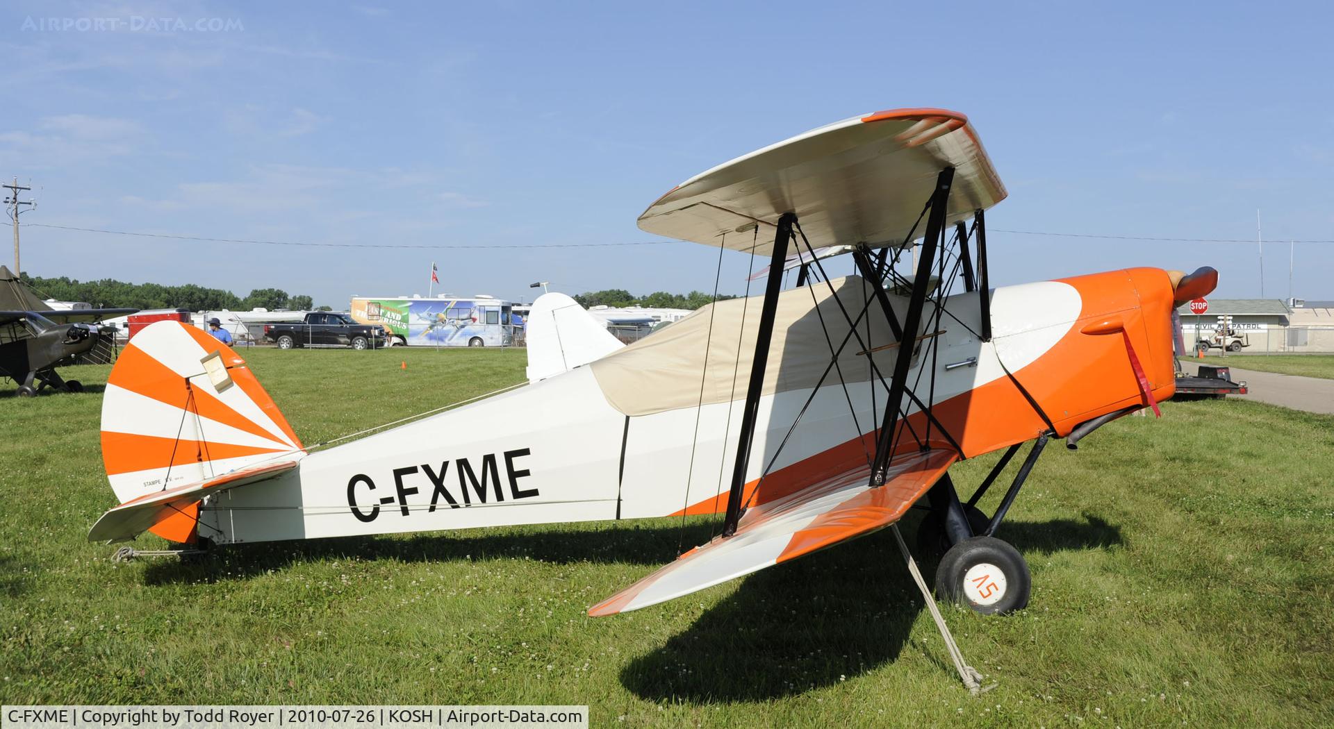 C-FXME, 2007 Stampe-Vertongen SV-4C C/N 633, EAA AIRVENTURE 2010