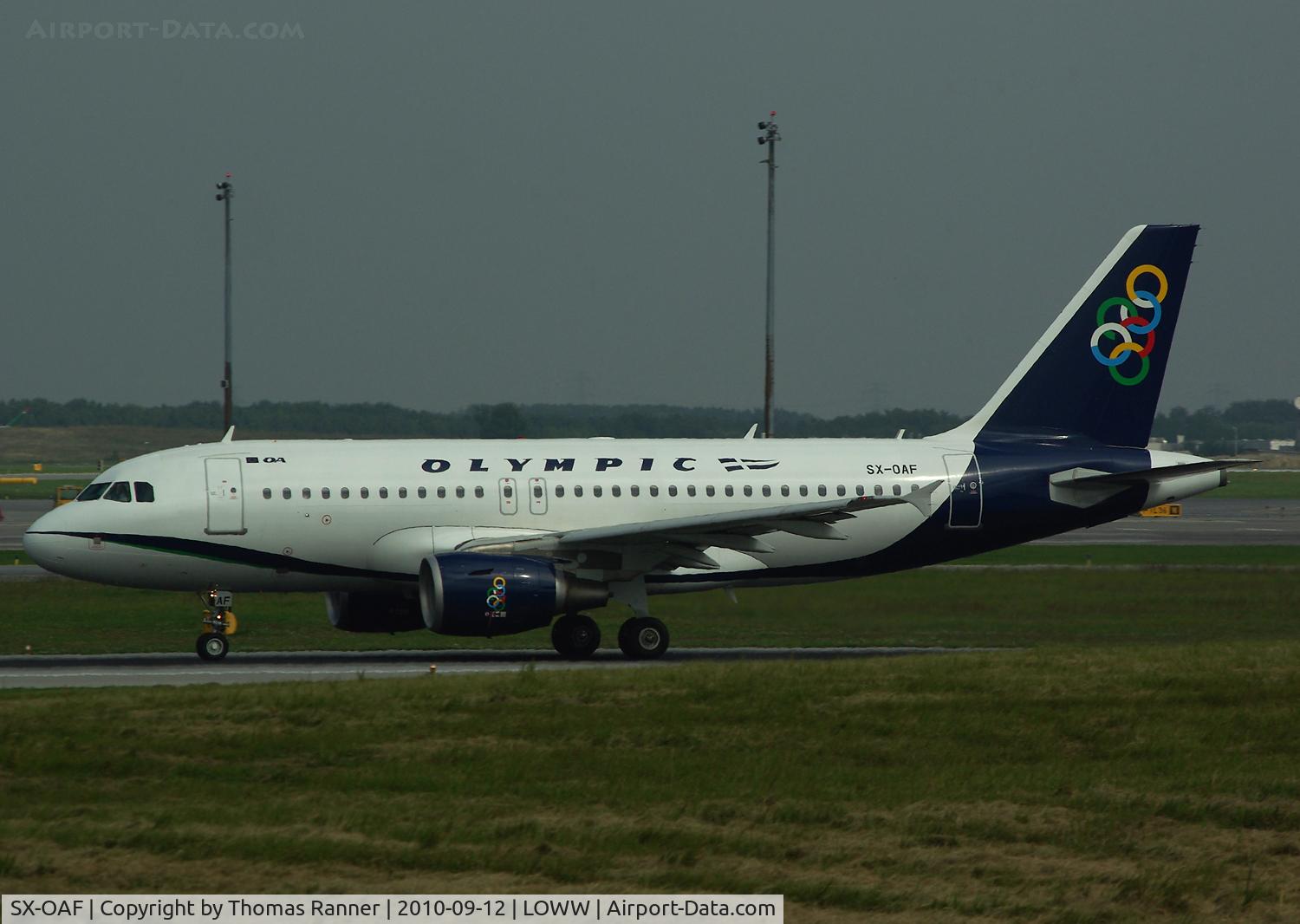 SX-OAF, 2009 Airbus A319-112 C/N 3895, Olympic Airbus A-319