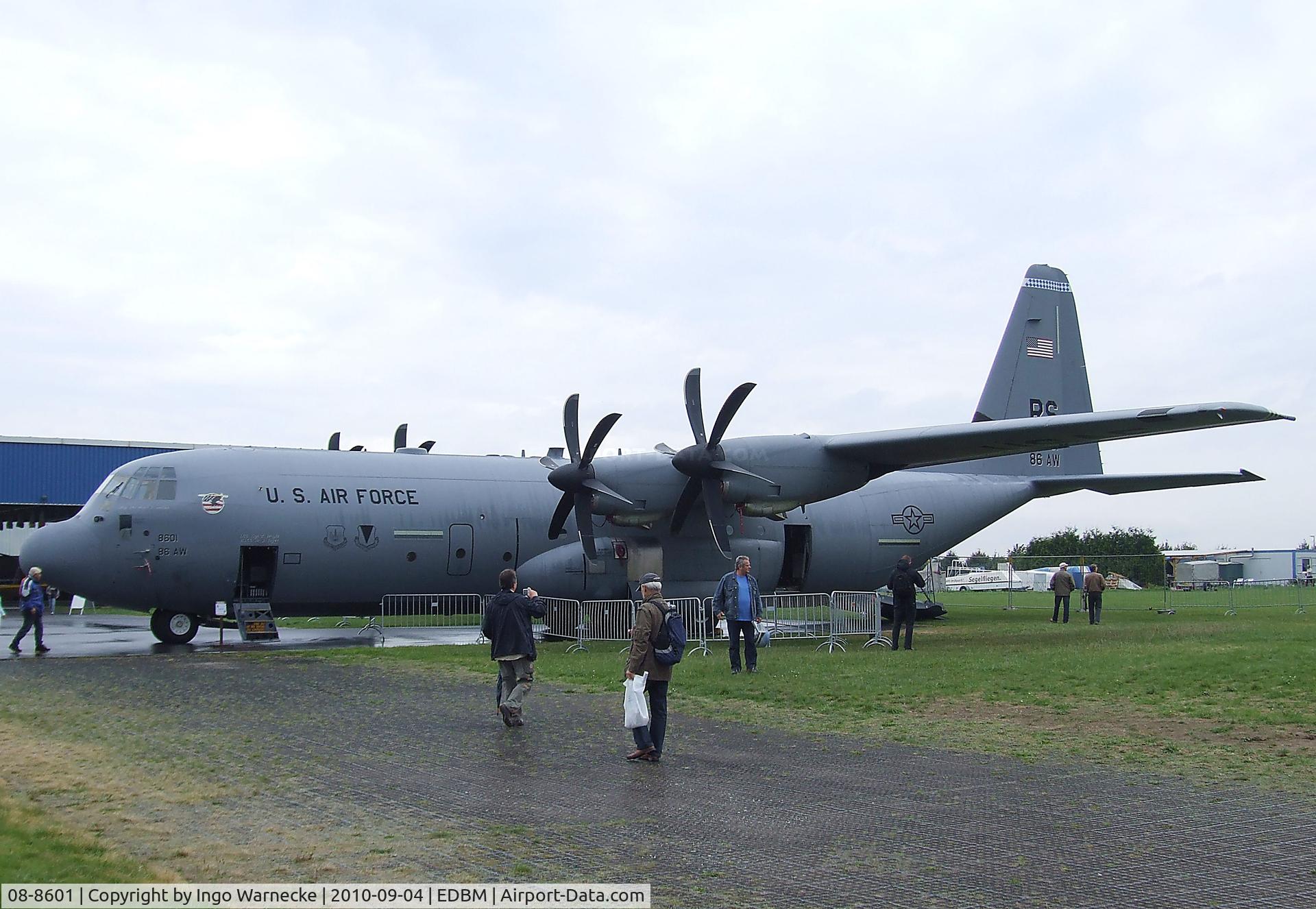 08-8601, 2008 Lockheed Martin C-130J-30 Super Hercules C/N 382-5609, Lockheed Martin C-130J Super Hercules of the USAF at the 2010 Air Magdeburg