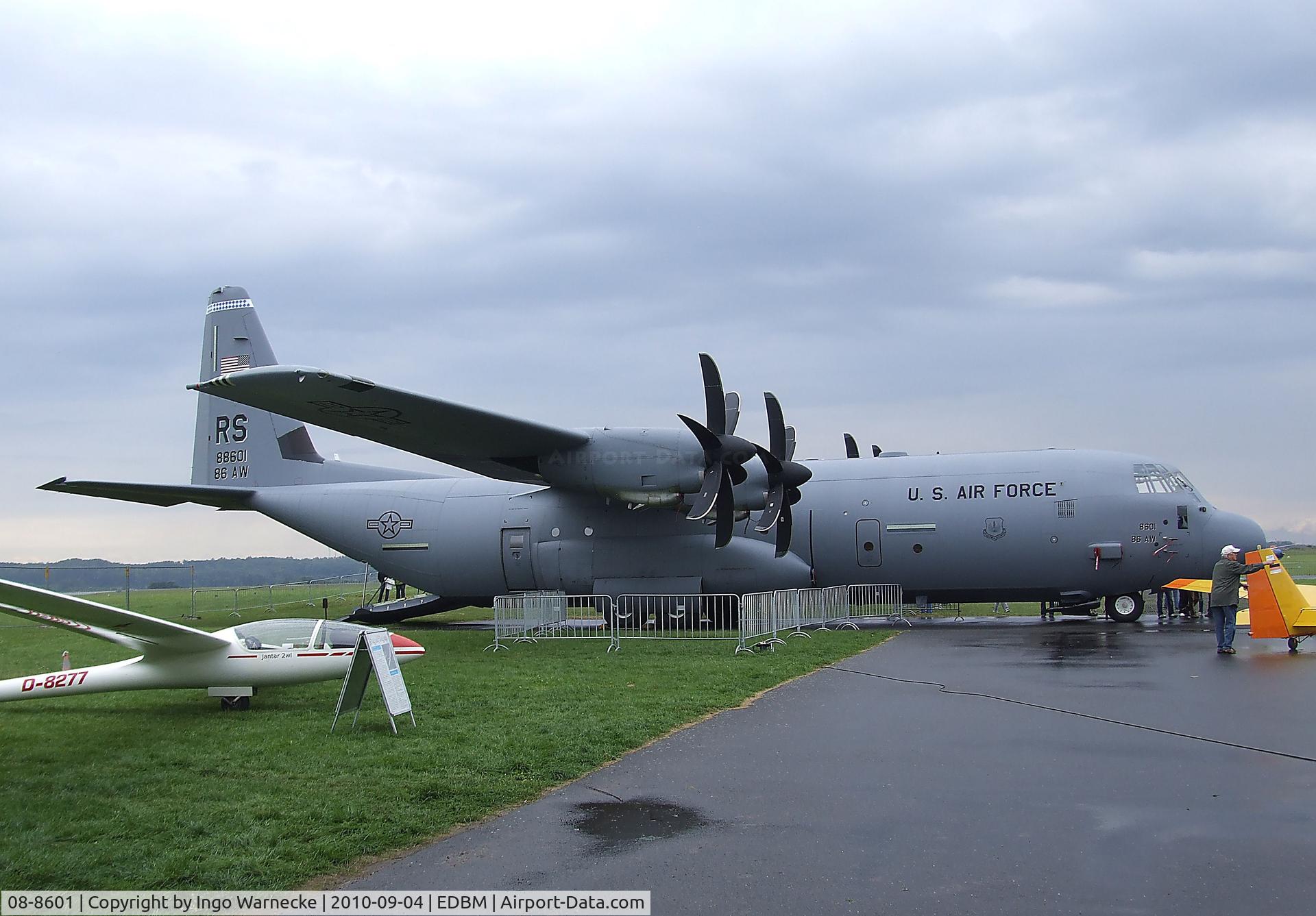 08-8601, 2008 Lockheed Martin C-130J-30 Super Hercules C/N 382-5609, Lockheed Martin C-130J Super Hercules of the USAF at the 2010 Air Magdeburg