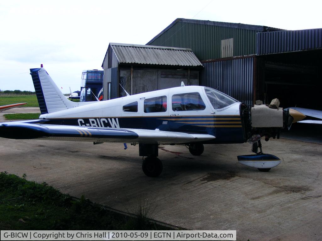 G-BICW, 1979 Piper PA-28-161 Cherokee Warrior II C/N 28-7916309, at Enstone Airfield