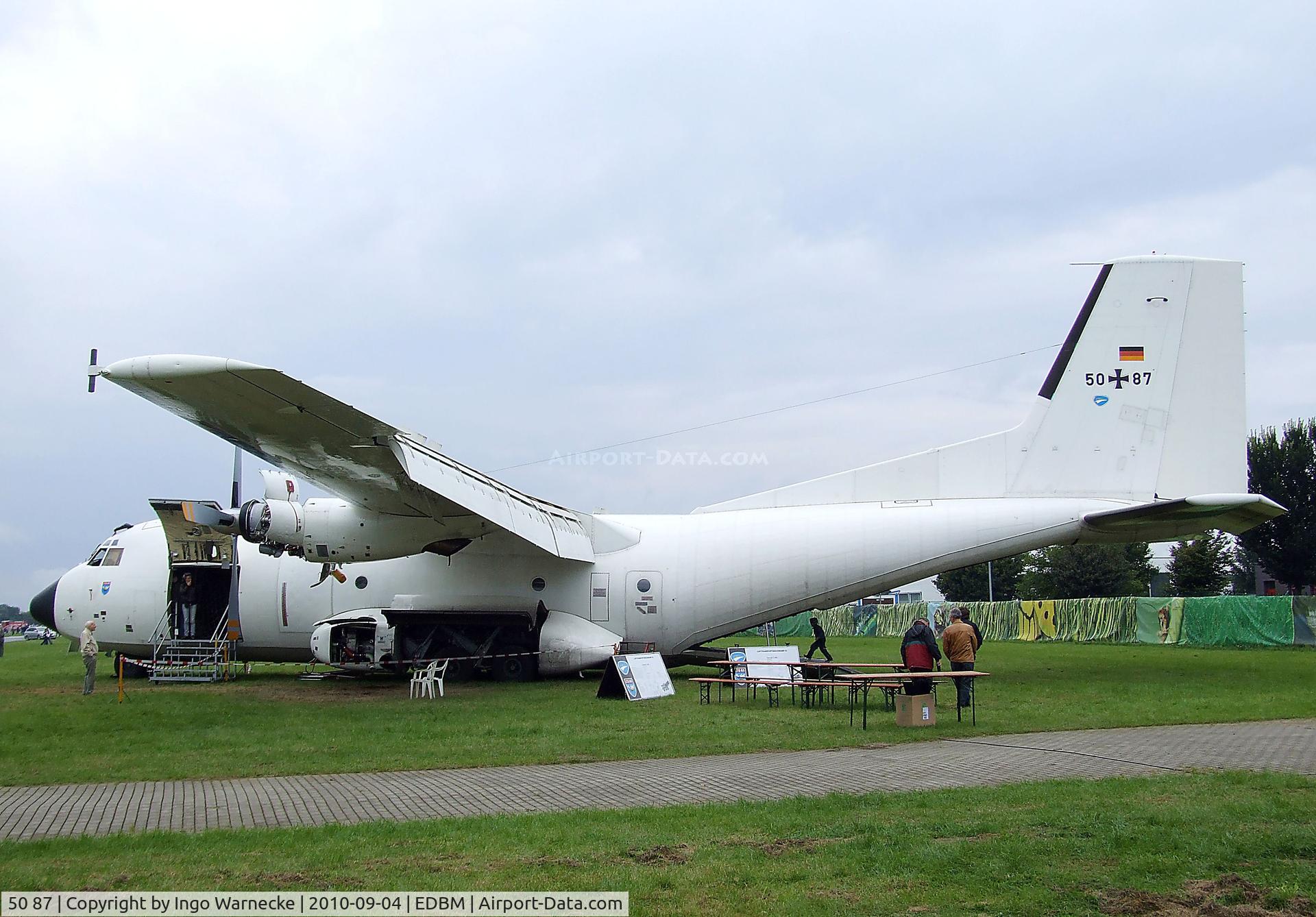 50 87, 1971 Transall C-160D C/N D124, Transall C-160D of the German air force at the 2010 Air Magdeburg