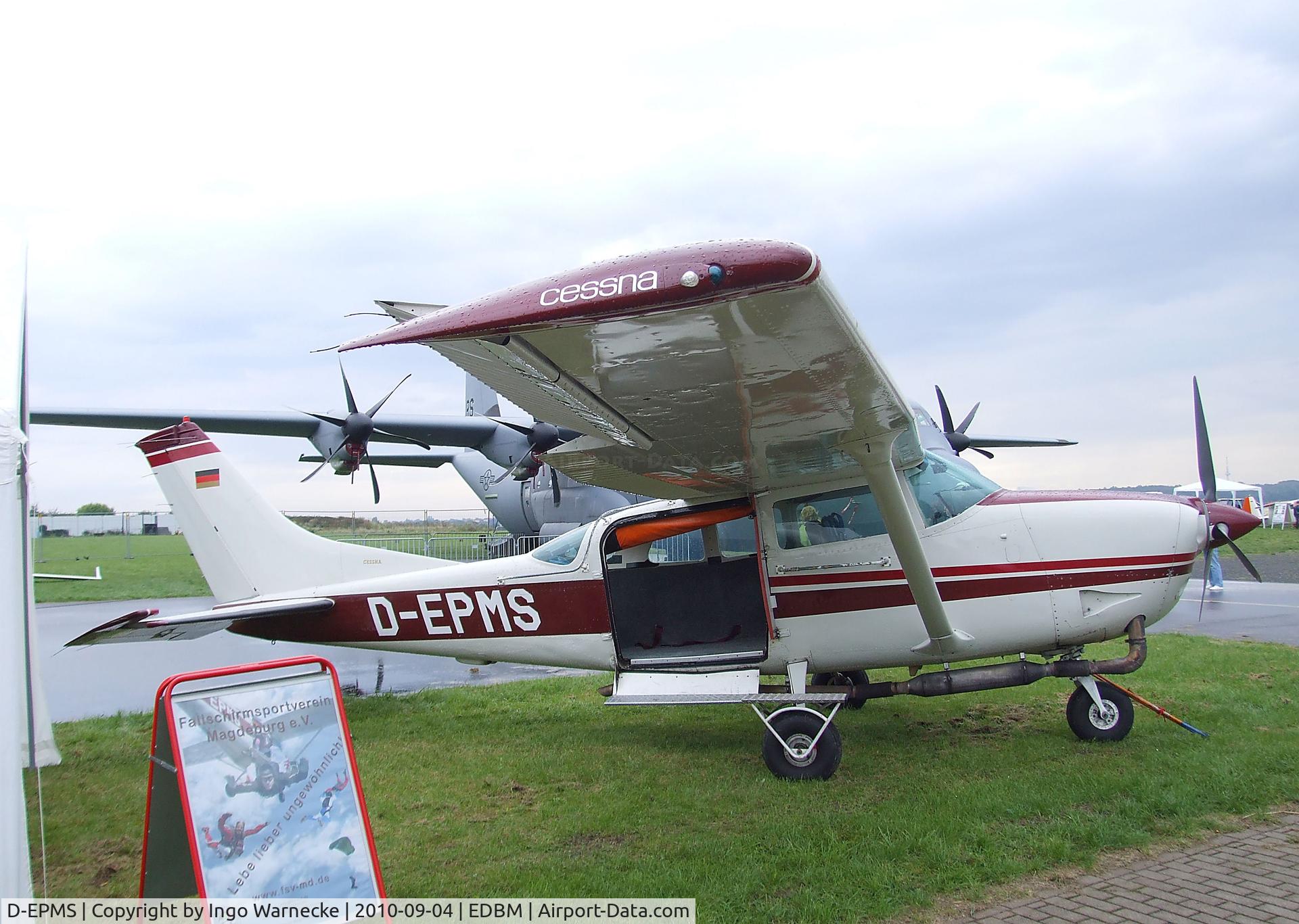 D-EPMS, Cessna 206H Stationair C/N Not found D-EPMS, Cessna 206H Stationair at the 2010 Air Magdeburg