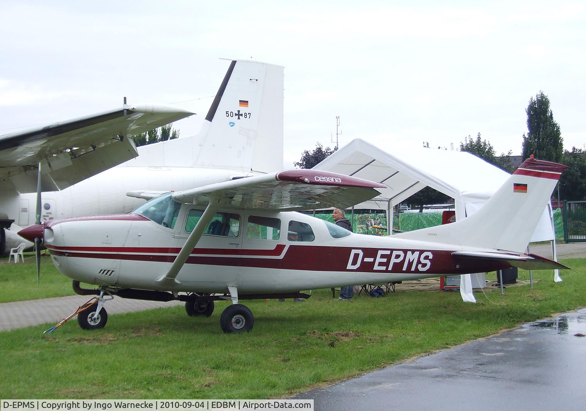 D-EPMS, Cessna 206H Stationair C/N Not found D-EPMS, Cessna 206H Stationair at the 2010 Air Magdeburg
