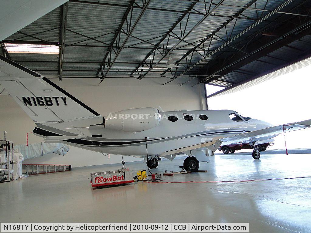 N168TY, 2010 Cessna 510 Citation Mustang Citation Mustang C/N 510-0297, Parked in the hanger