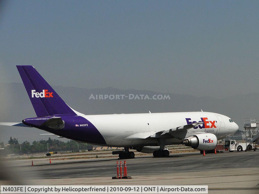 N403FE, 1983 Airbus A310-203 C/N 230, Being made ready for flight