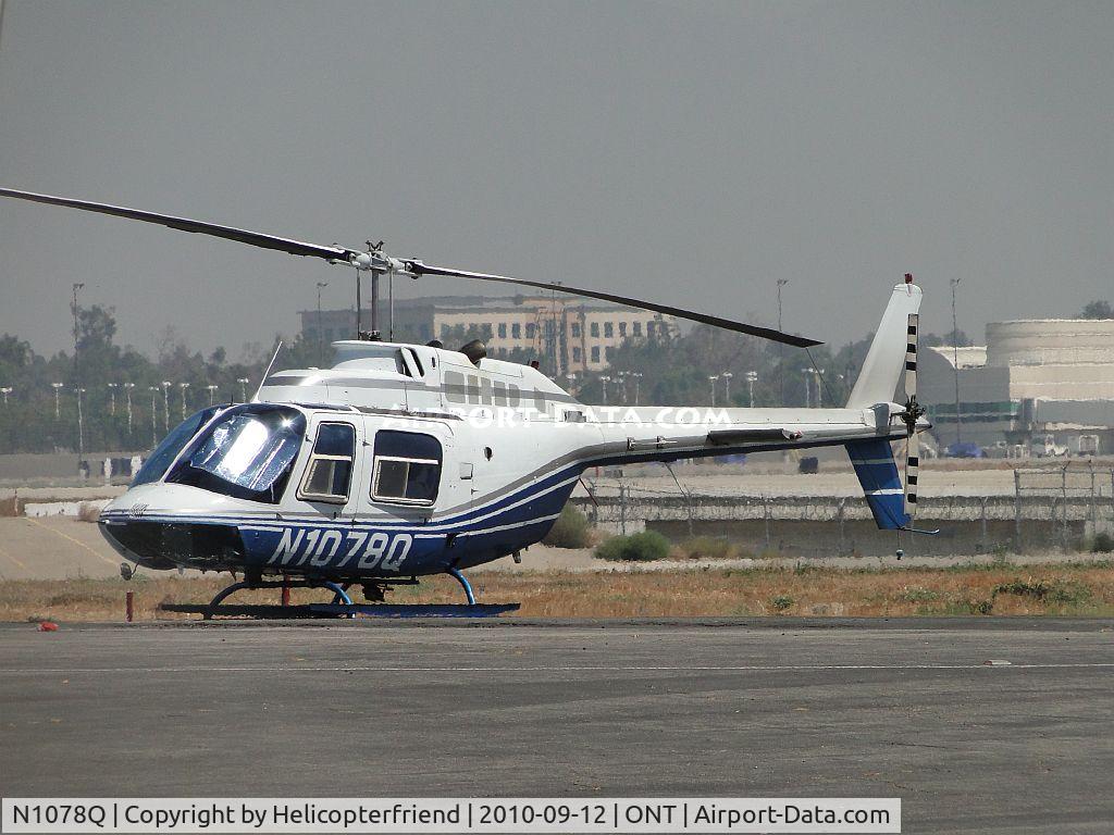 N1078Q, 1978 Bell 206B JetRanger III C/N 2425, Parked on the southside