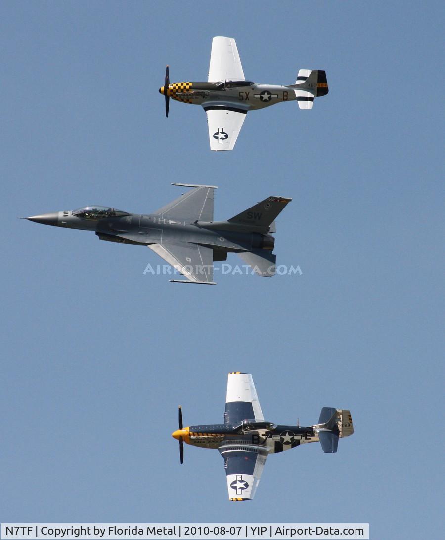 N7TF, 1944 North American P-51D Mustang C/N 44-73856, Heritage Flight