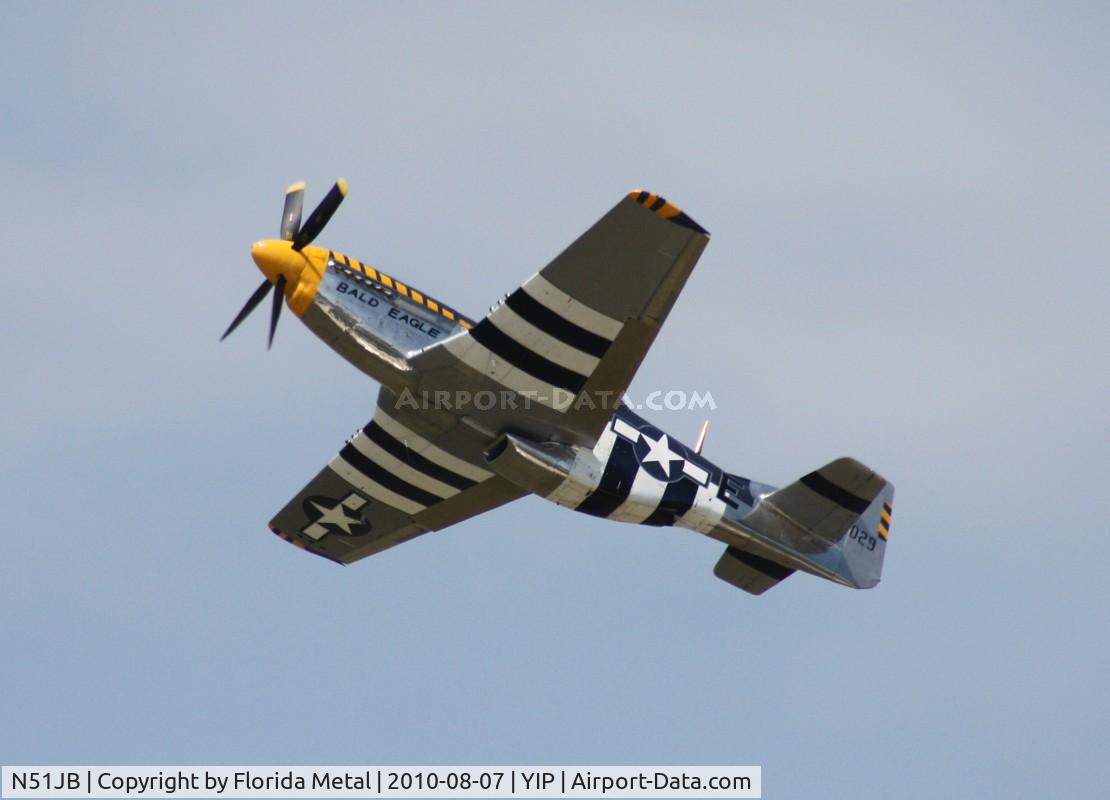 N51JB, 1944 North American P-51D Mustang C/N 122-39488, Bald Eagle