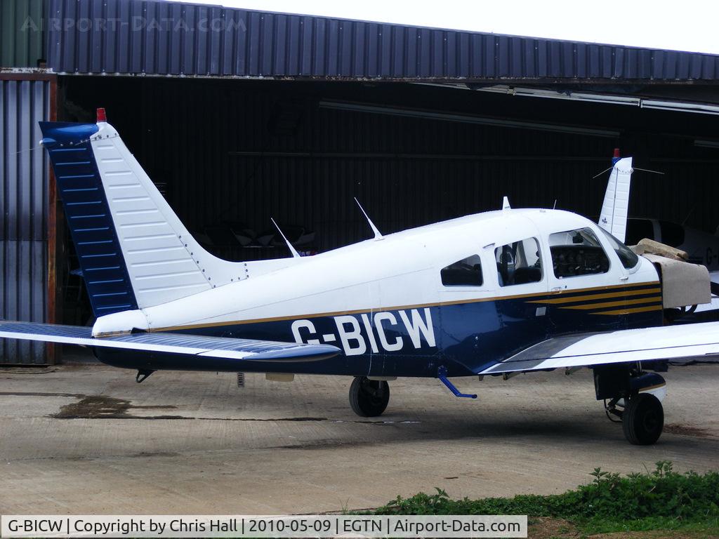 G-BICW, 1979 Piper PA-28-161 Cherokee Warrior II C/N 28-7916309, at Enstone Airfield