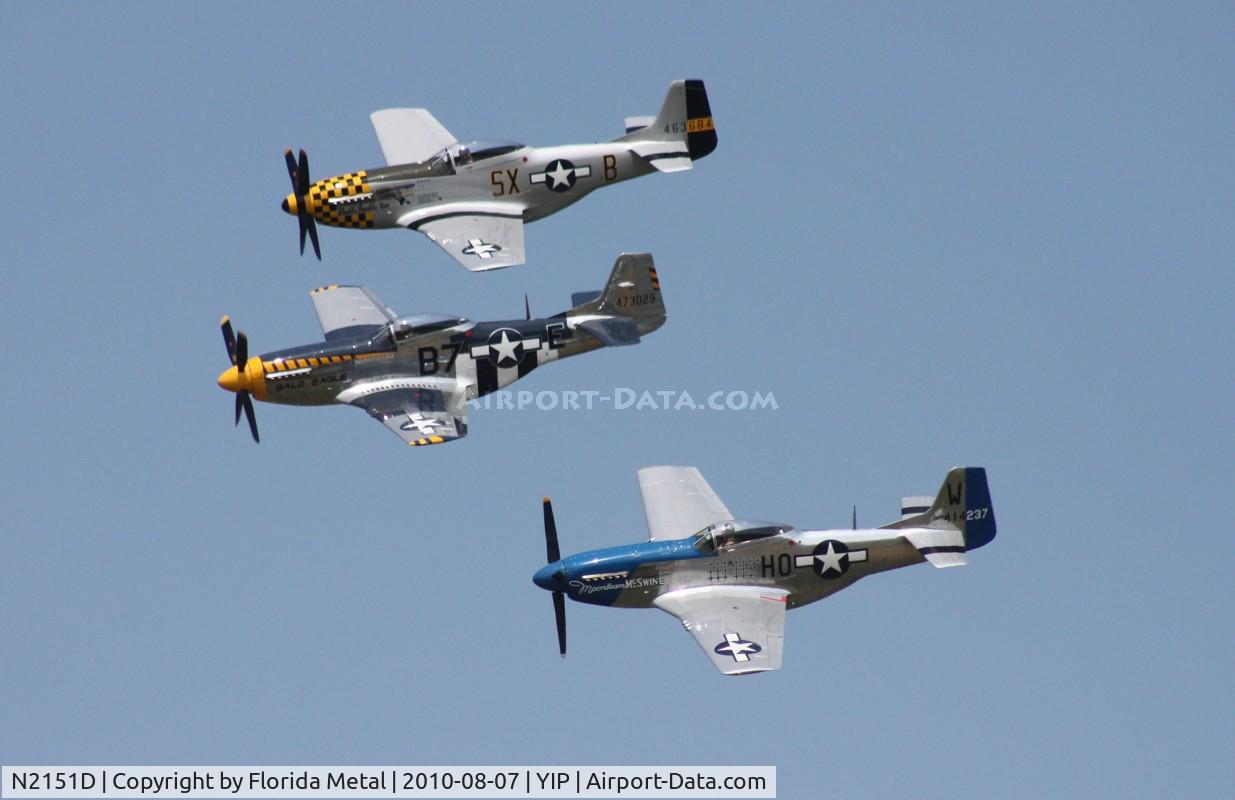 N2151D, 1944 North American F-51D Mustang C/N 122-40196, Horsemen - Moonbeam McSwine is a sub for February