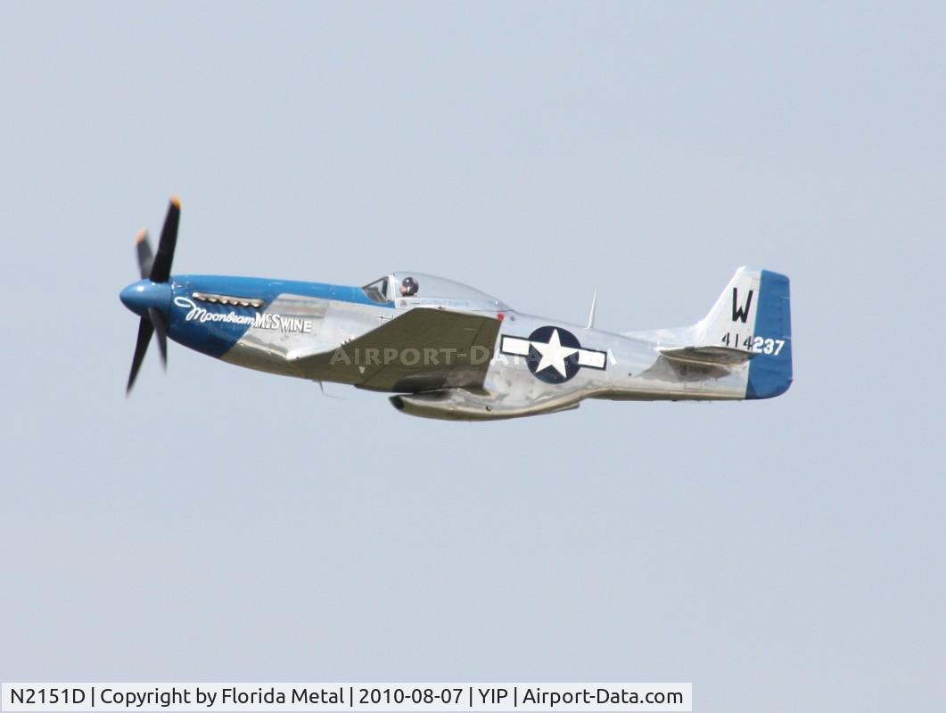 N2151D, 1944 North American F-51D Mustang C/N 122-40196, Moonbeam McSwine