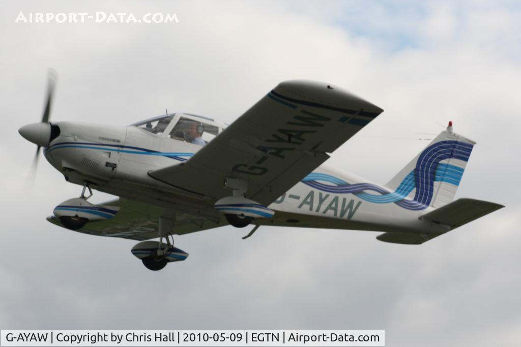 G-AYAW, 1970 Piper PA-28-180 Cherokee C/N 28-5805, at Enstone Airfield