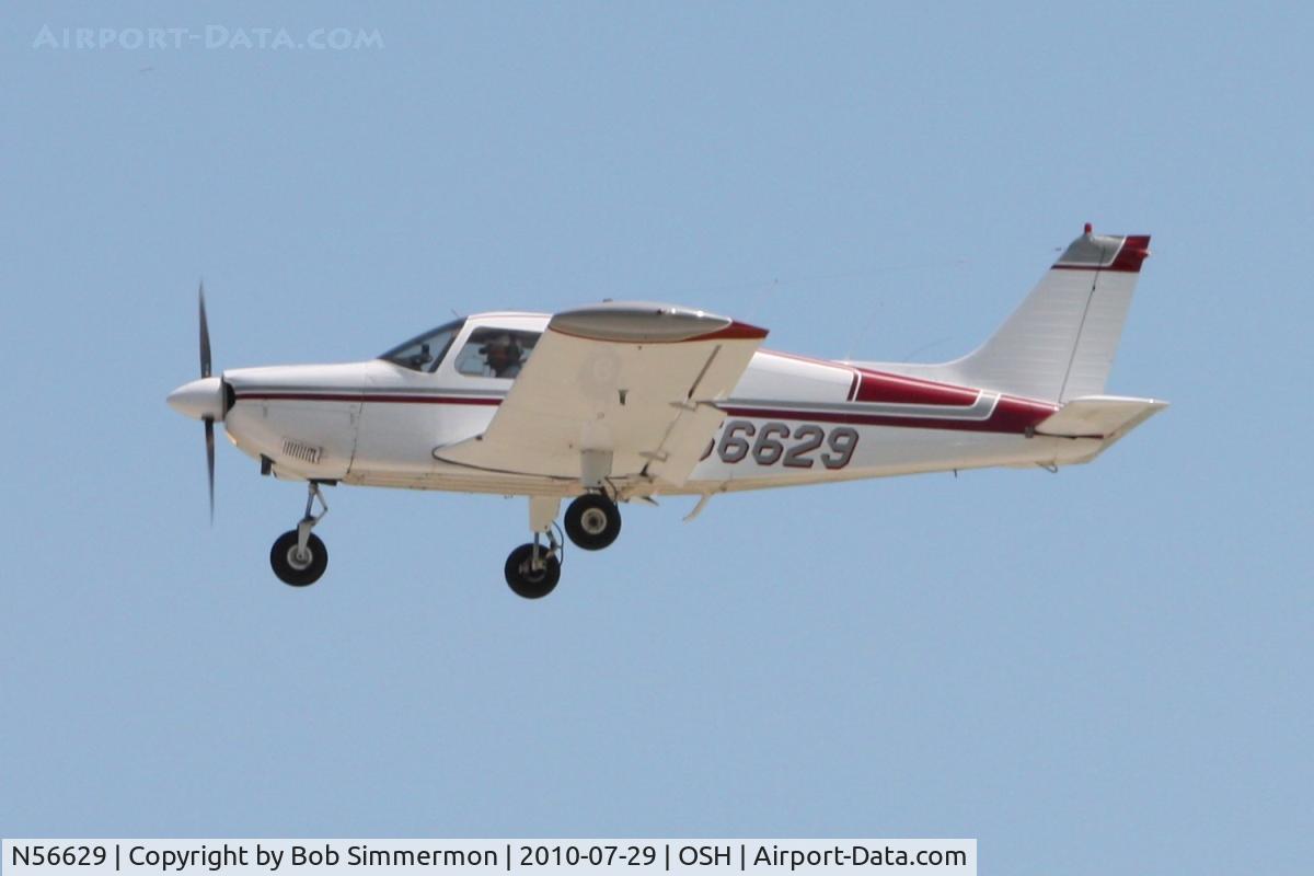N56629, 1973 Piper PA-28-235 Cherokee Pathfinder C/N 28-7410017, Arriving at Airventure 2010 - Oshkosh, Wisconsin