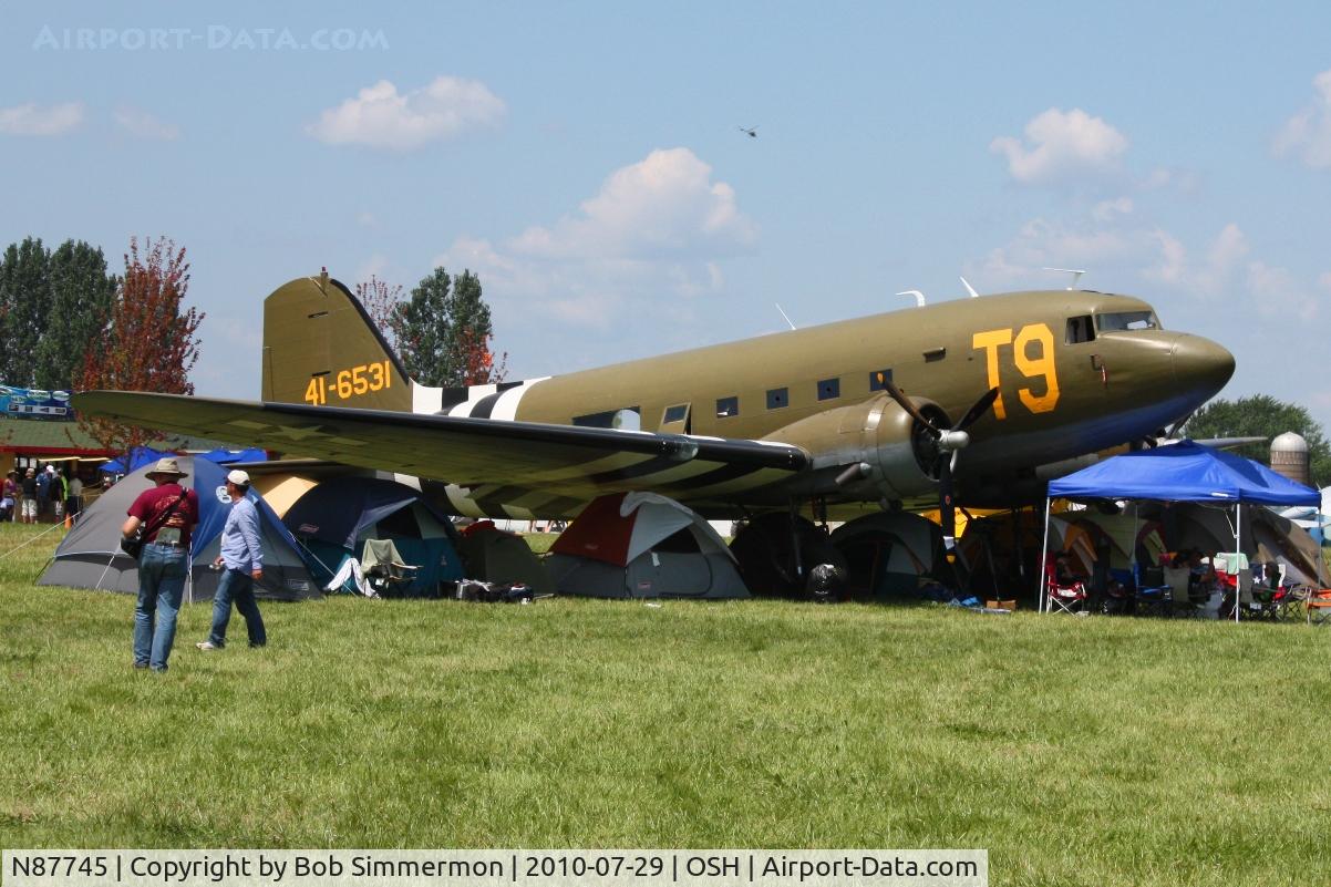 N87745, 1942 Douglas DC-3 C/N 6315, Airventure 2010 - Oshkosh, Wisconsin
