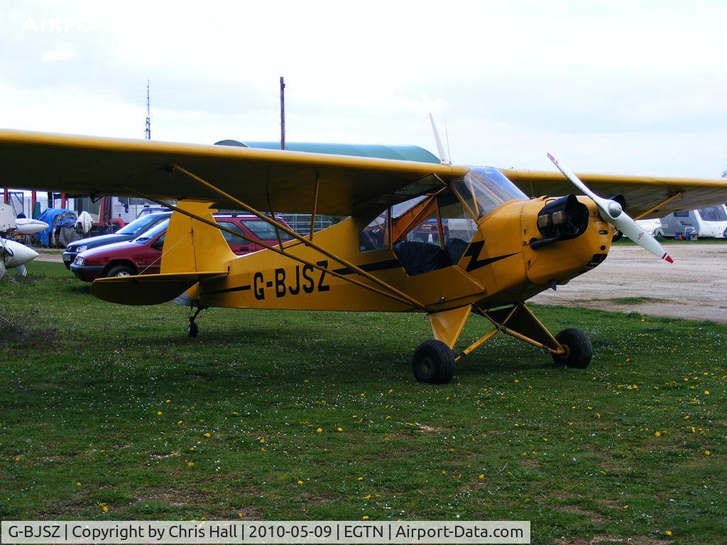 G-BJSZ, 1944 Piper L-4H Grasshopper (J3C-65D) C/N 11874, at Enstone Airfield