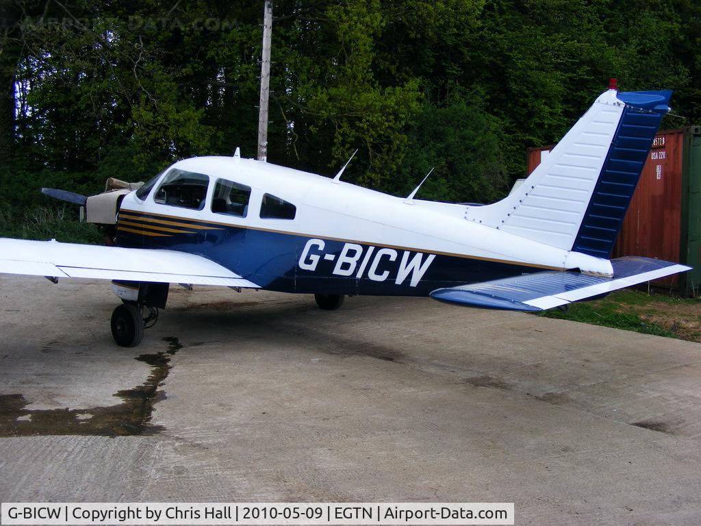 G-BICW, 1979 Piper PA-28-161 Cherokee Warrior II C/N 28-7916309, at Enstone Airfield