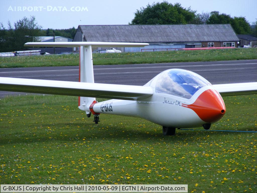G-BXJS, 1990 Schempp-Hirth Janus CM C/N 35, at Enstone Airfield