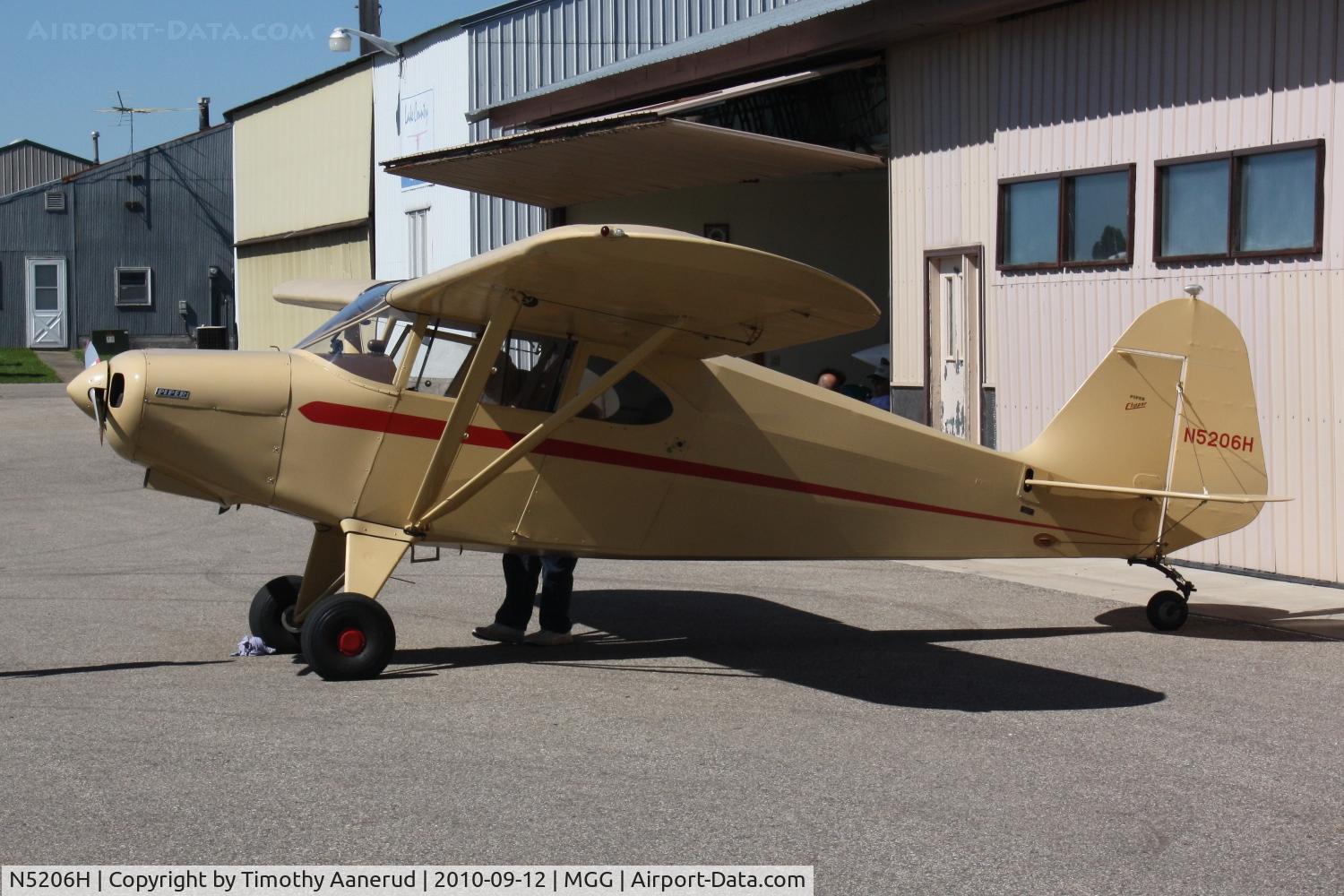 N5206H, 1949 Piper PA-16 Clipper C/N 16-7, 1949 Piper PA-16, c/n: 16-7