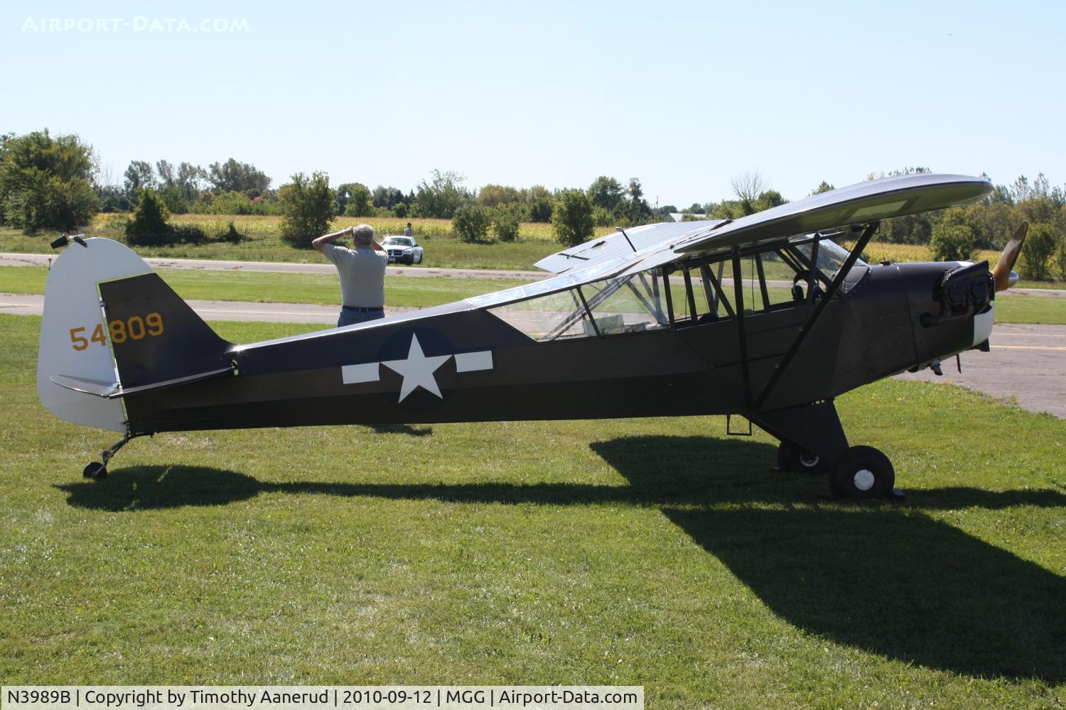 N3989B, 1945 Piper L-4J Grasshopper (J3C-65D) C/N 13549, 1945 Piper L-4J, c/n: 13549