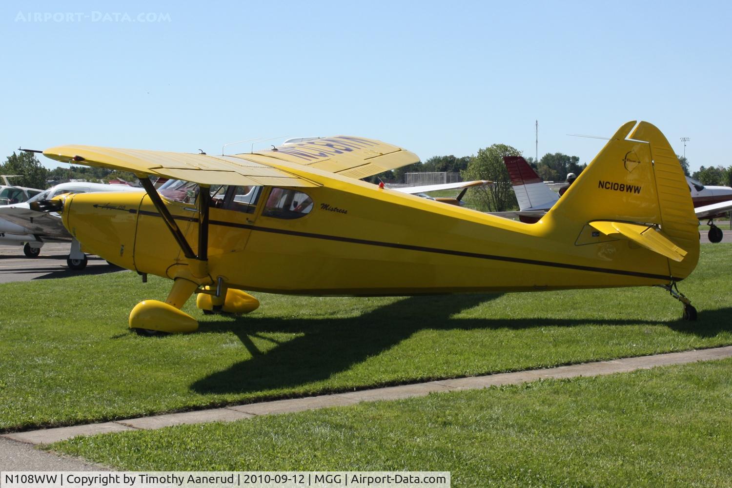 N108WW, 1946 Stinson 108 Voyager C/N 108-384, 1946 Stinson 108, c/n: 108-384
